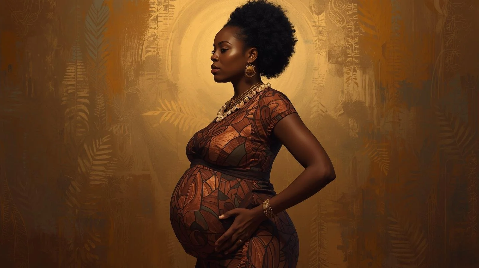 Black pregnant women. culturally, standing in power