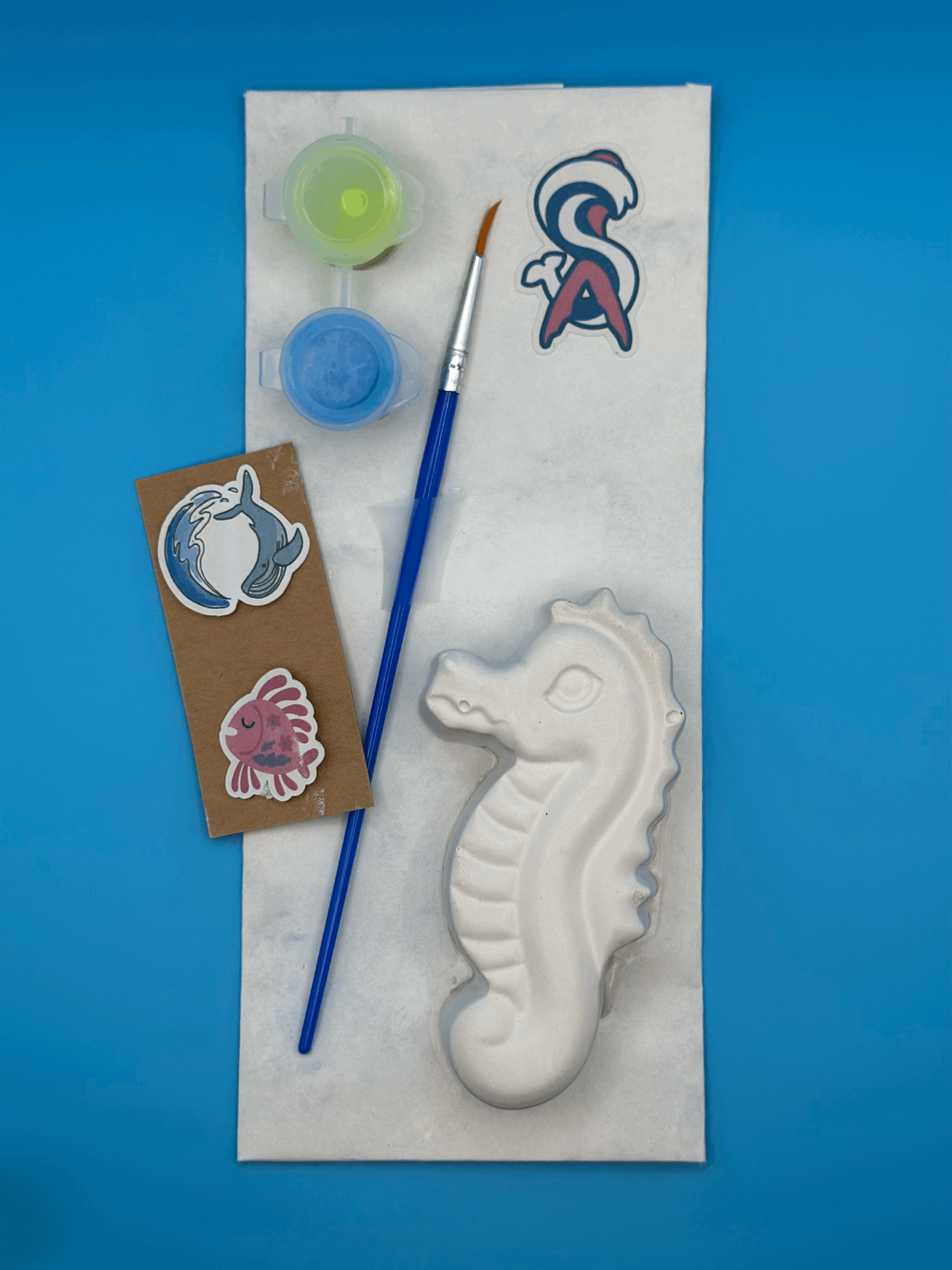 Seahorse Plaster Paint Kit