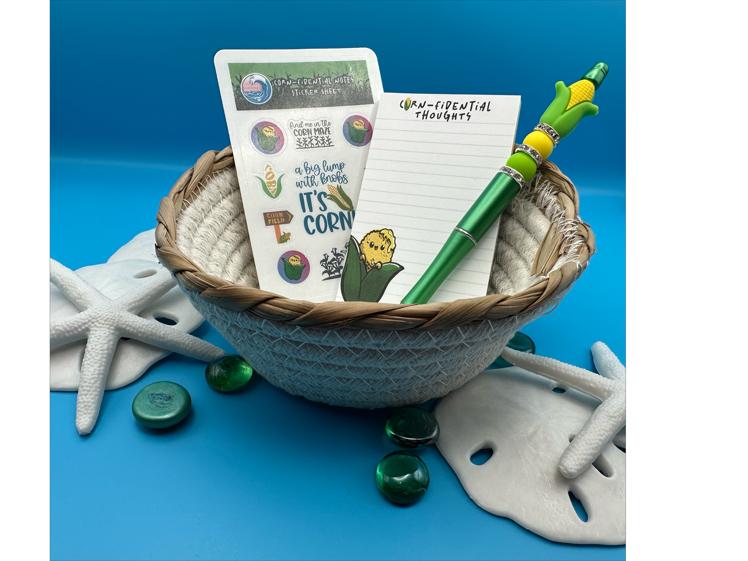 Corn-fidential Stationery Set
