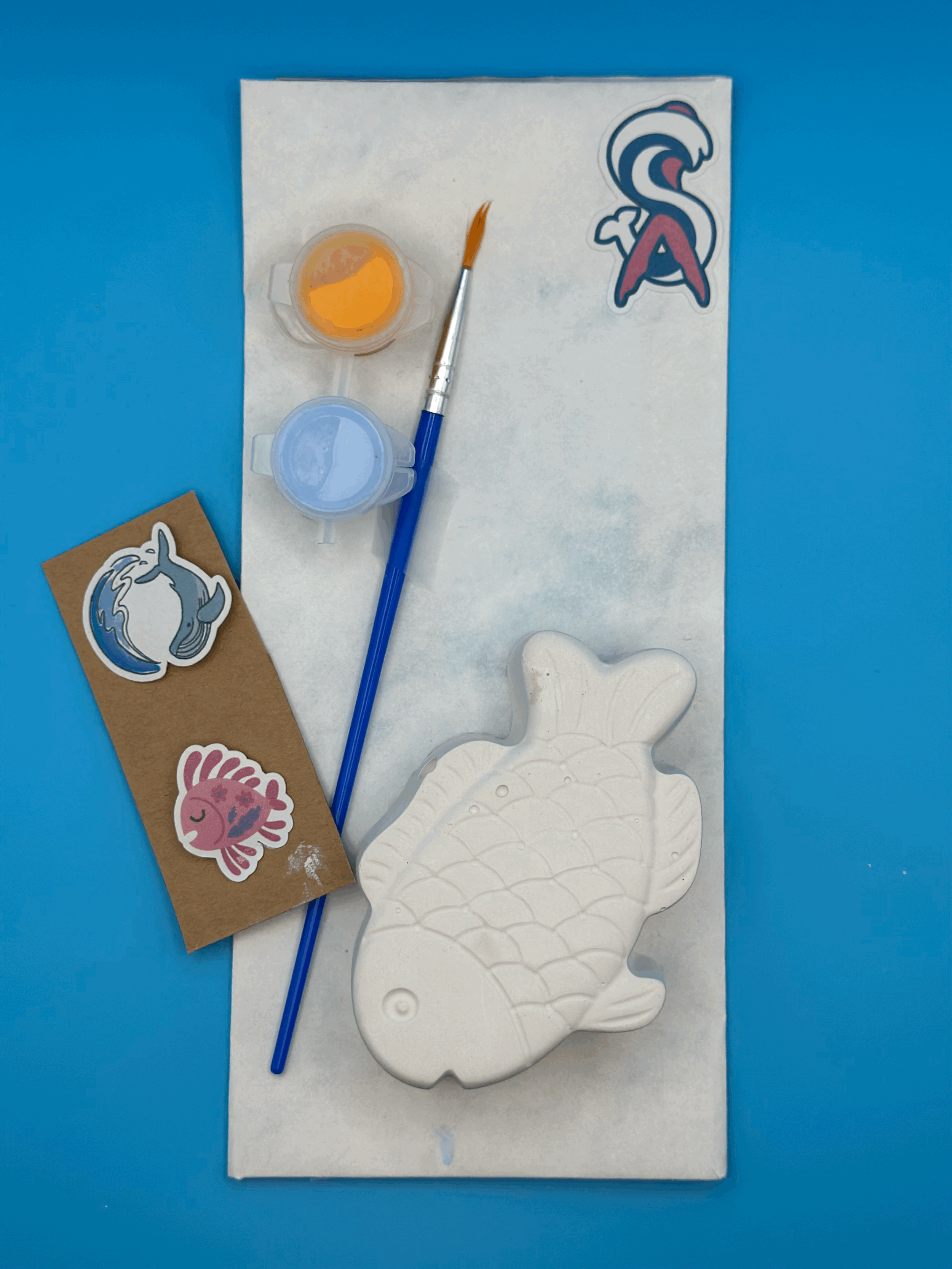 Fish Plaster Paint Kit