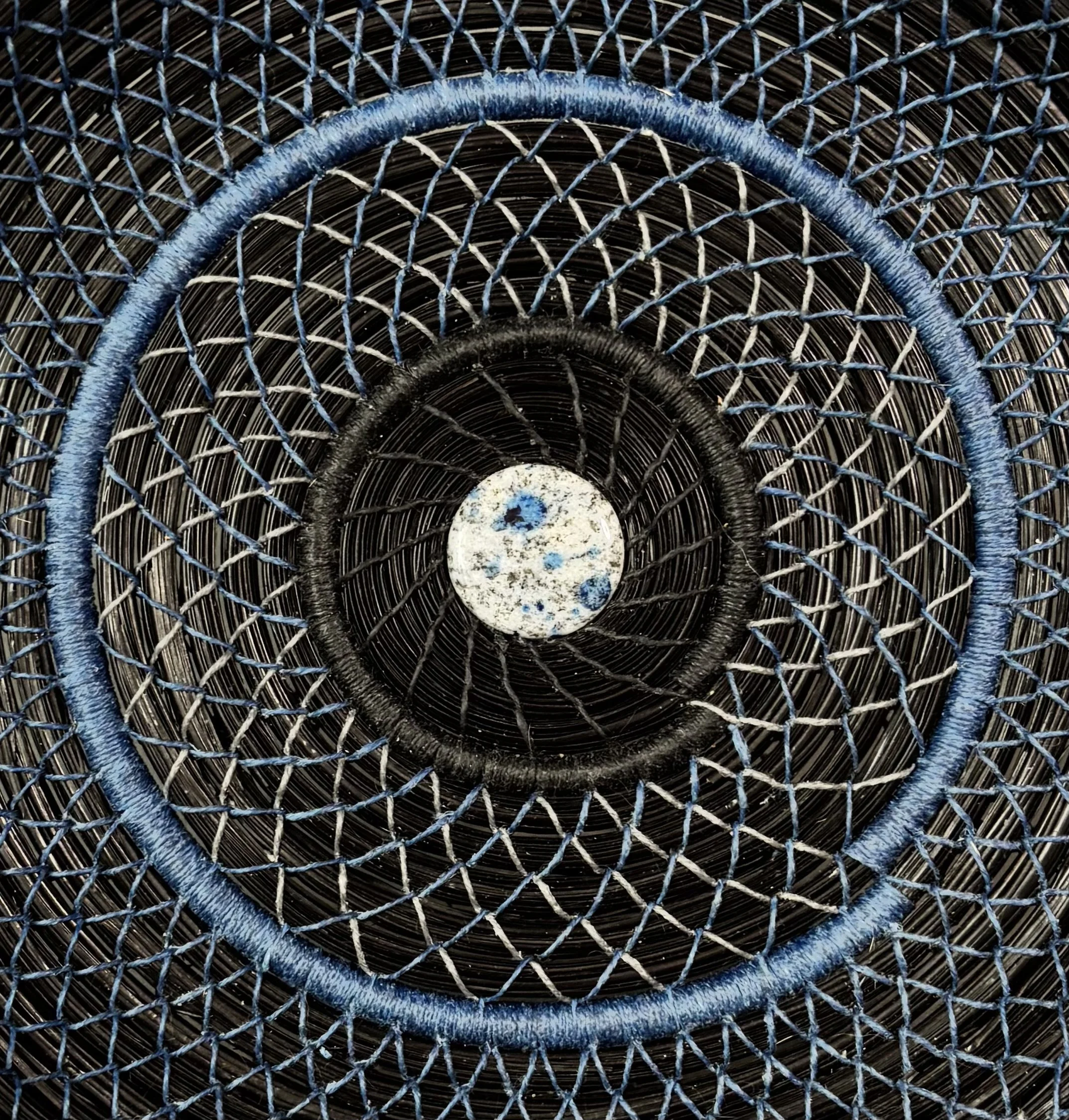 K2 jasper center of Unbroken Resolve pine needle basket