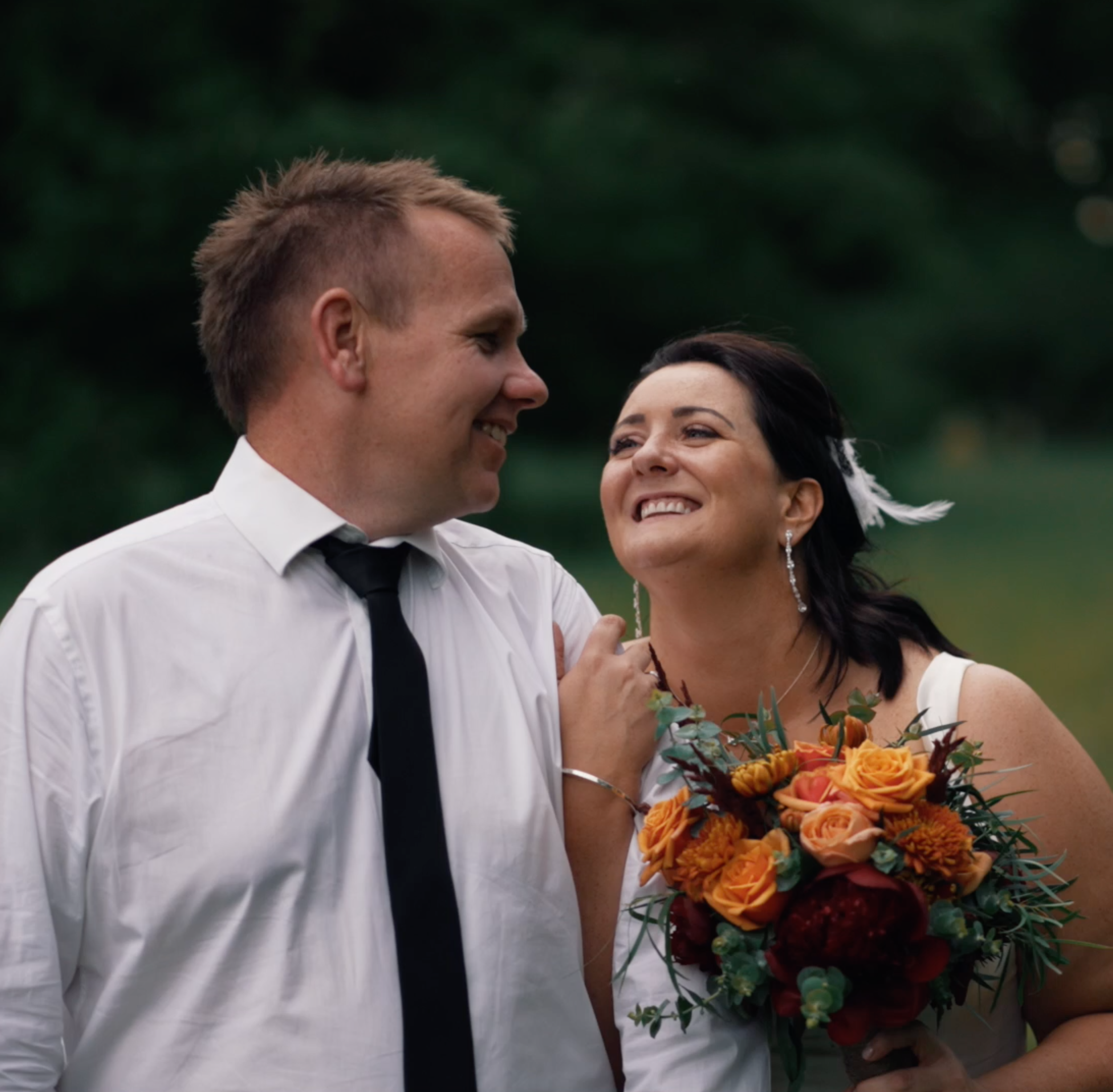 Kayla + Gareth | Weka Wedding Feature // Bangor Farm Wedding
