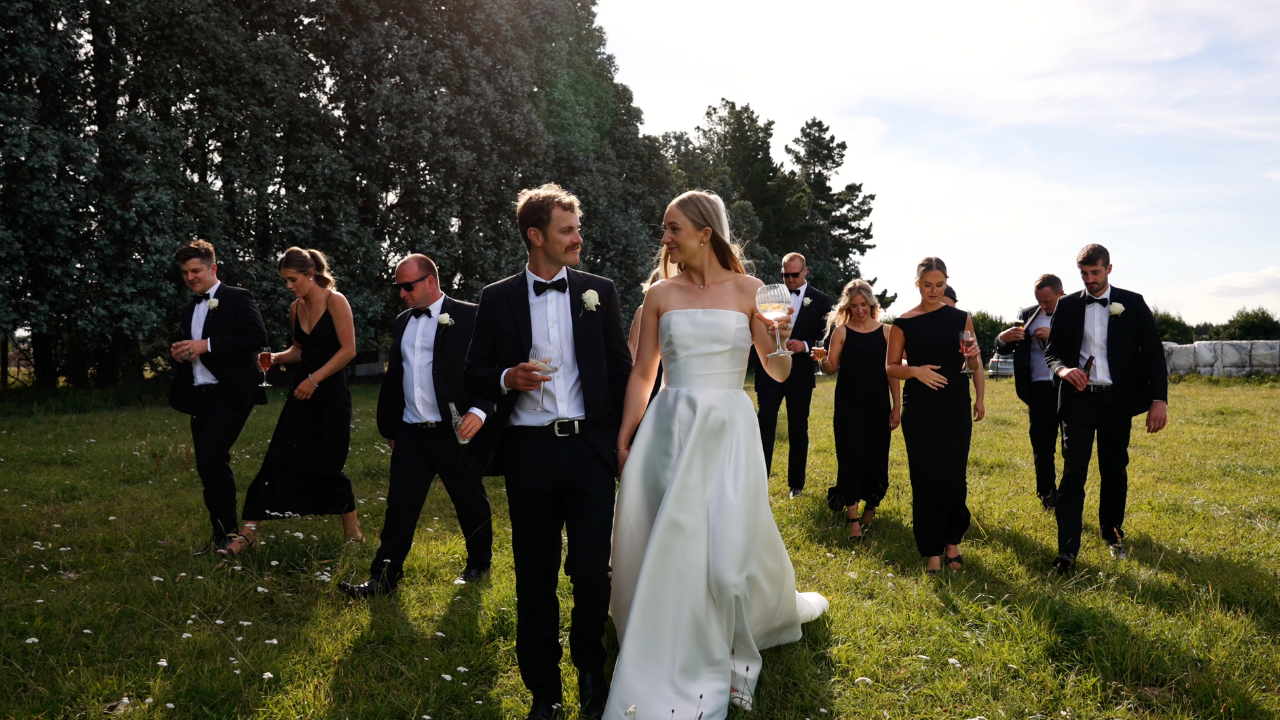A Backyard Wedding with Big Feels