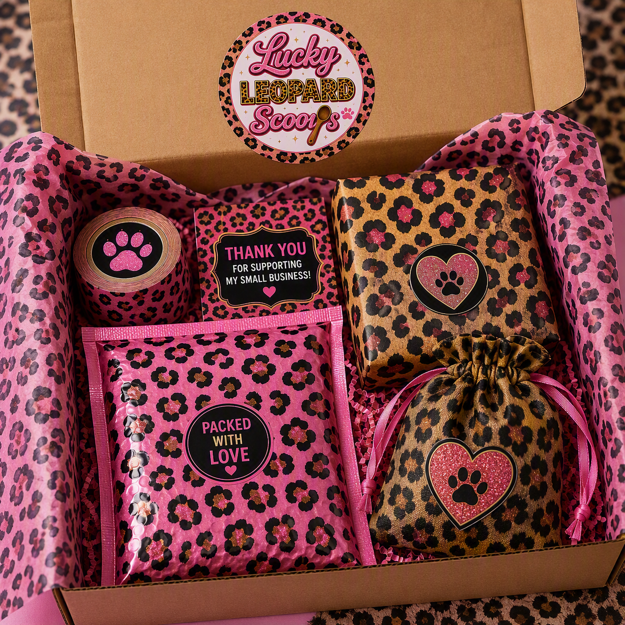 Lucky Leopard Scoops
mystery scoop
mystery bundle
surprise gifts
mystery box
boutique gift shop
leopard print gifts
pink leopard print
self-care gifts
women's mystery box
surprise accessories
curated gifts
unique gift ideas
boutique treasures