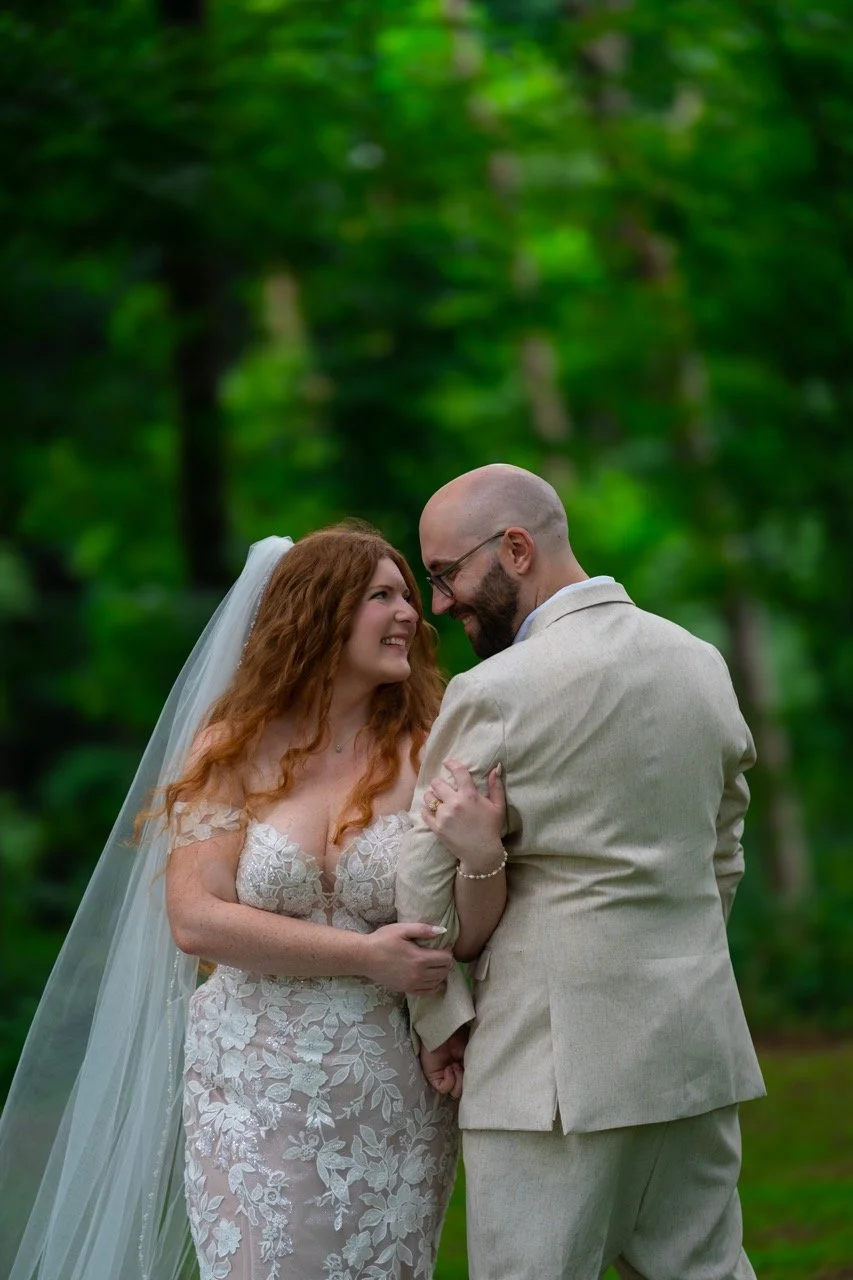 A breathtaking colorful wedding photo