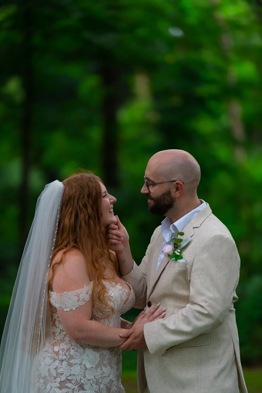A breathtaking colorful wedding photo