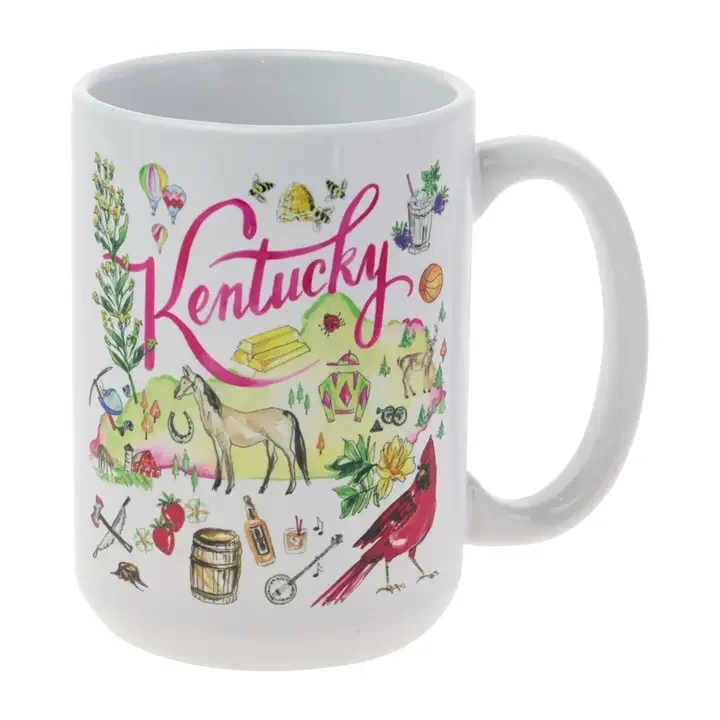 Kentucky State Collection 15 oz Ceramic Mug – Rosanne Beck