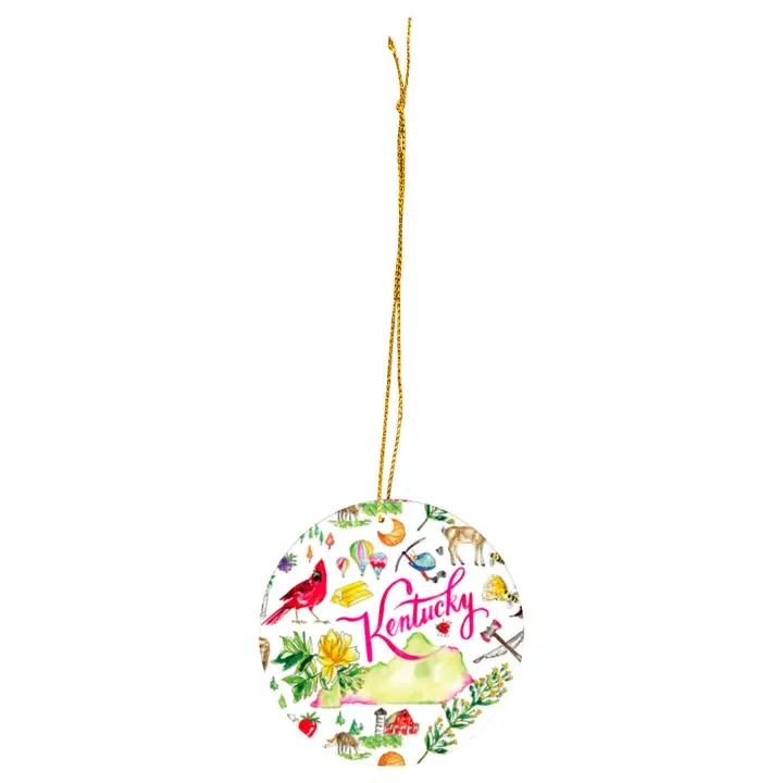 Kentucky State Collection Ceramic Ornament – Rosanne Beck