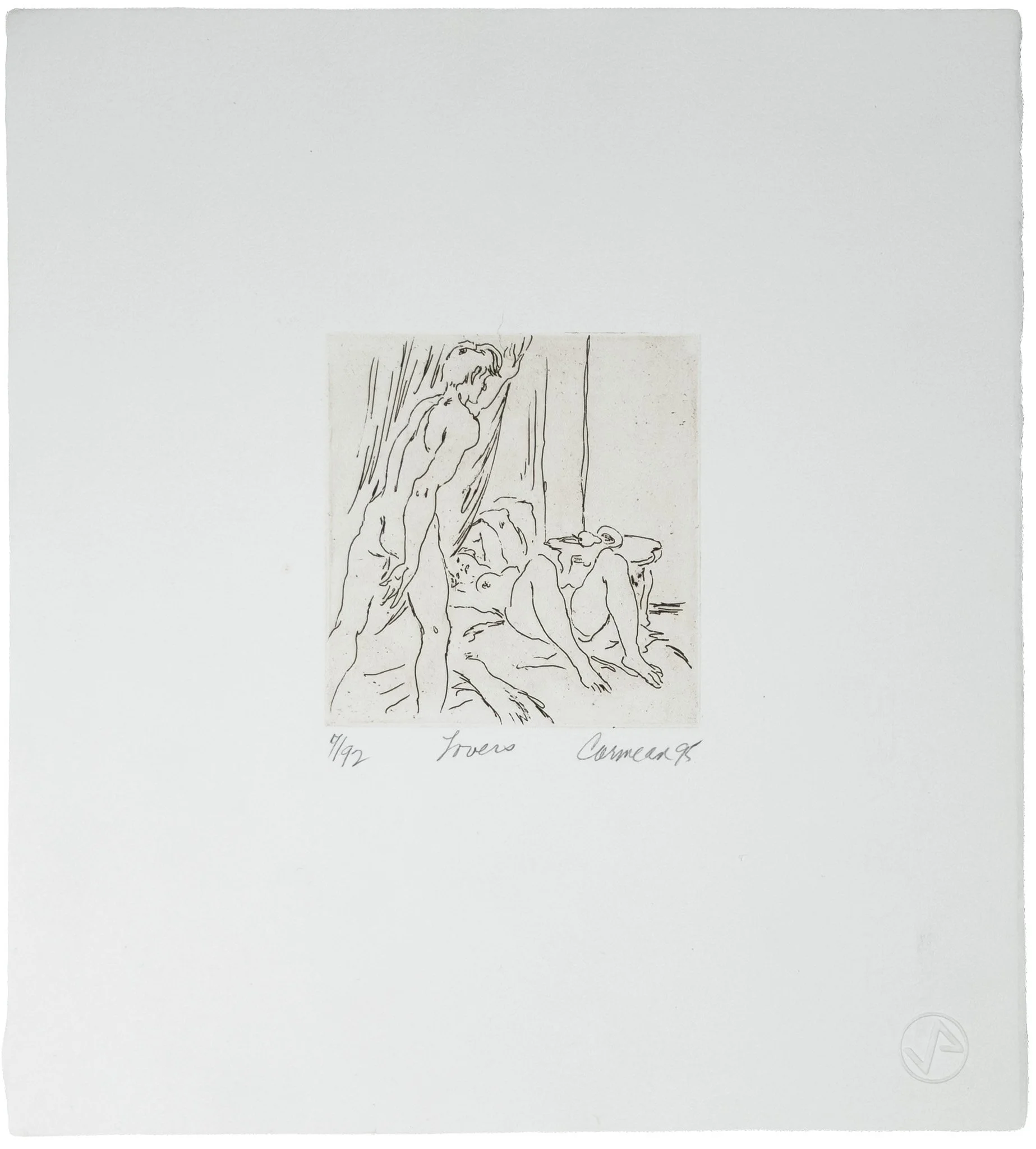 Lovers by Harry Carmean $75