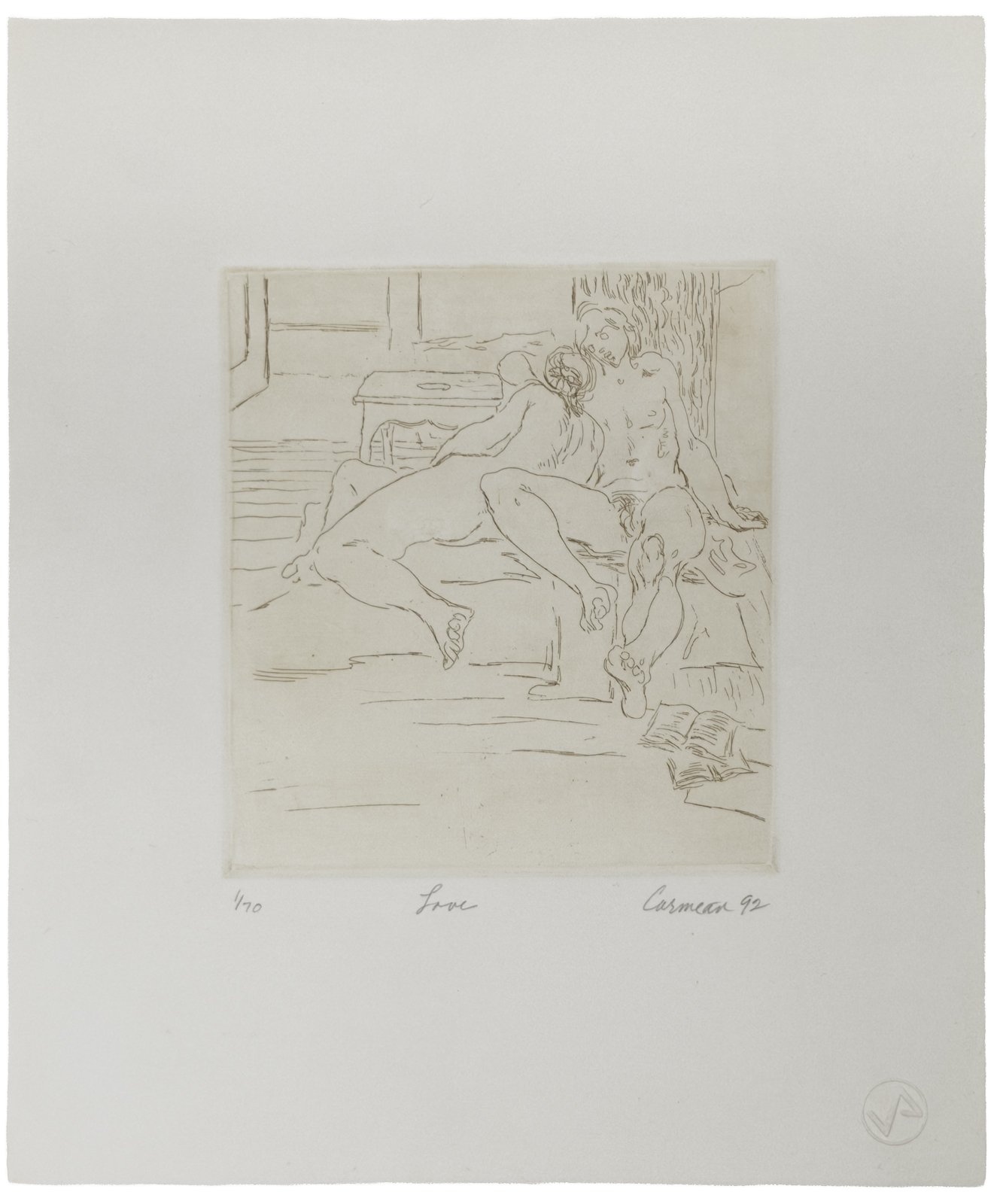 Love by Harry Carmean $85