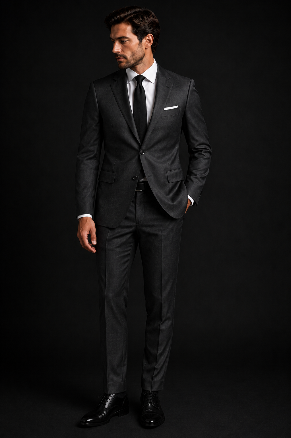 Classic Charcoal Suit