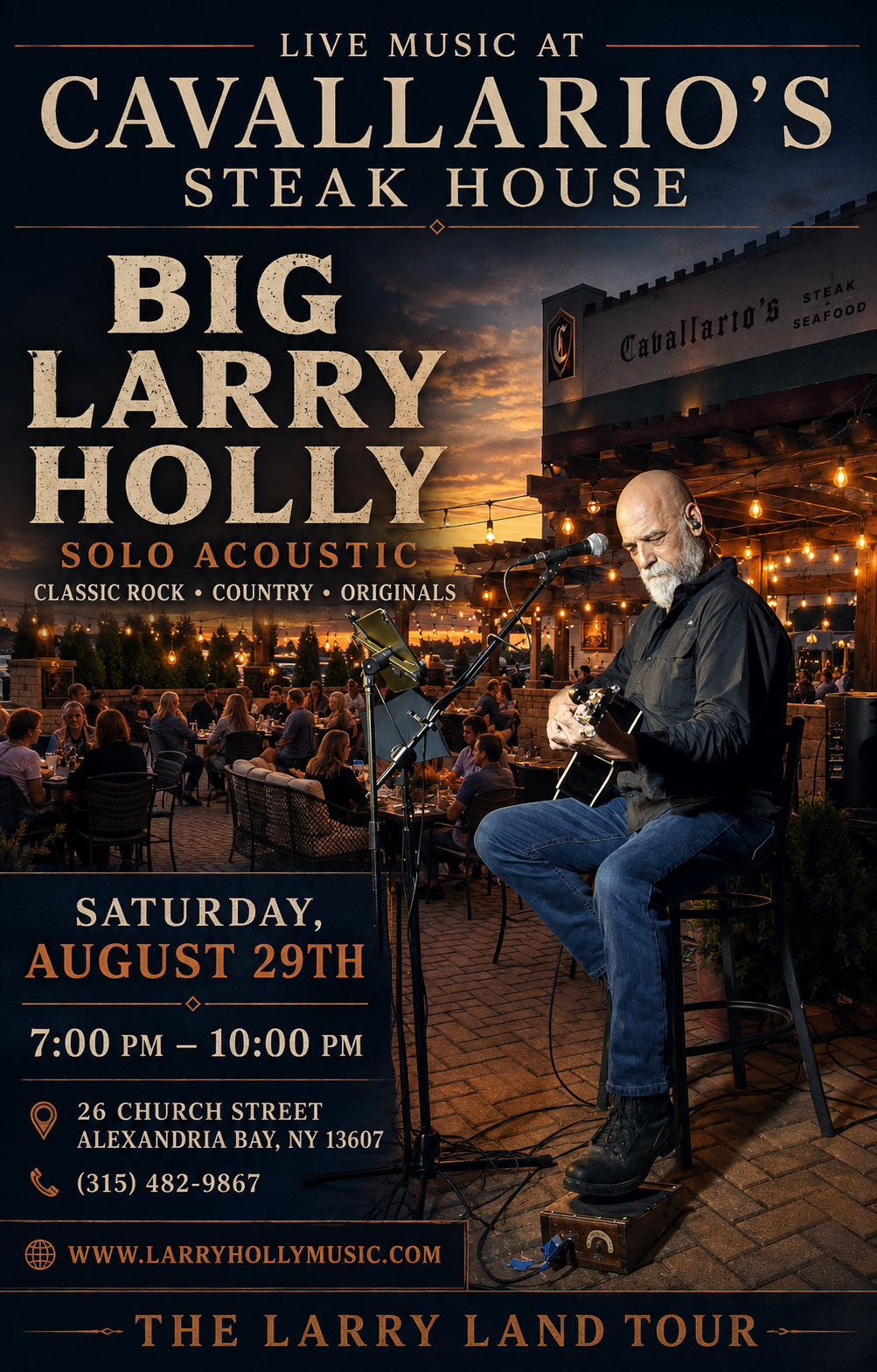Big Larry Holly – Live at Cavallario’s Steak House