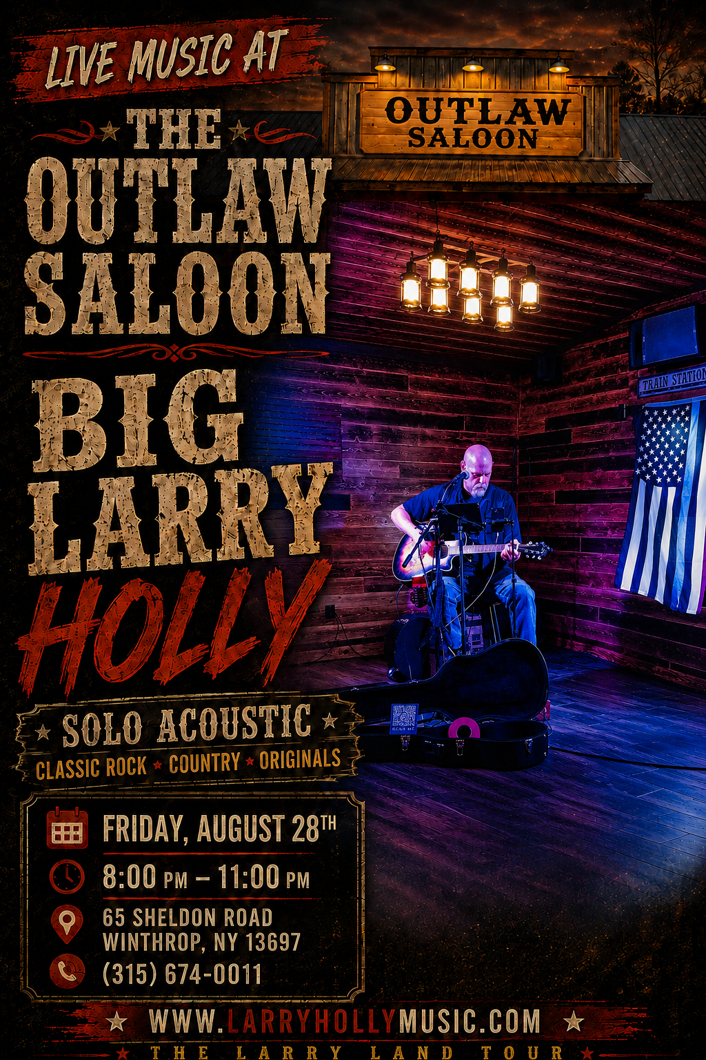 Big Larry Holly – Live at The Outlaw Saloon