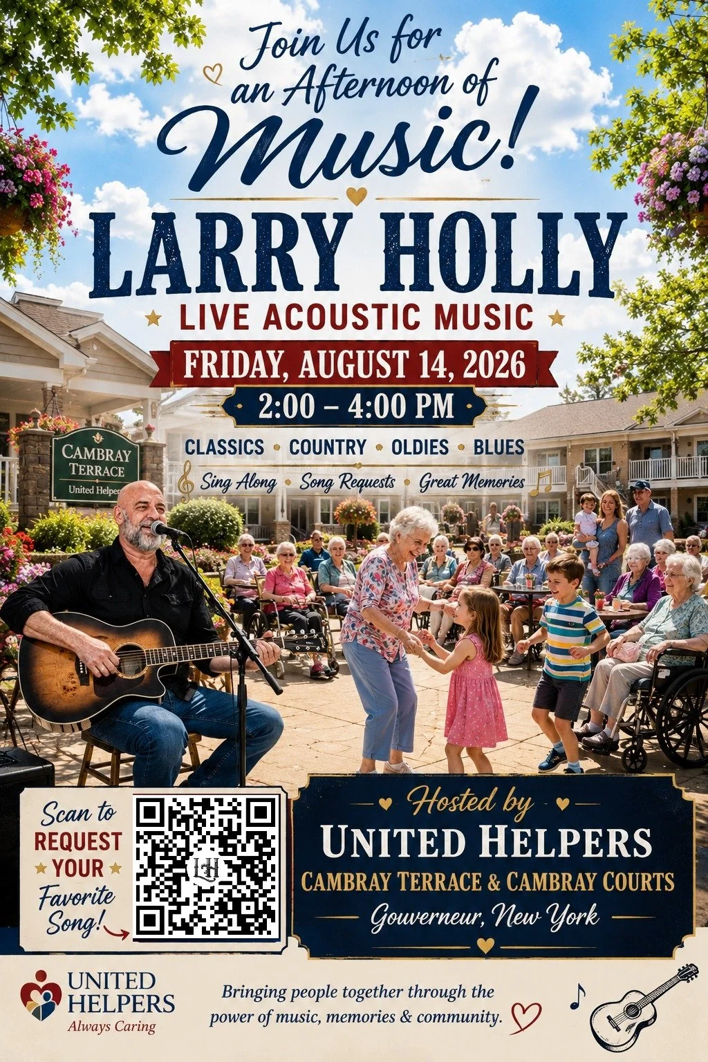 Big Larry Holly – Cambray Courts Community Concert