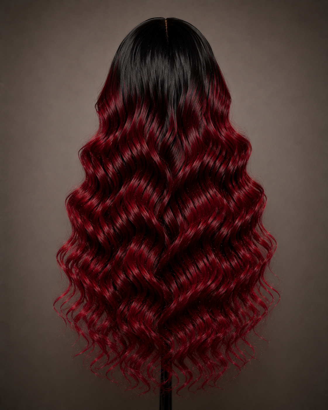 Butterfly Collection - Full Lace Hollywood Wave - Red Ombre