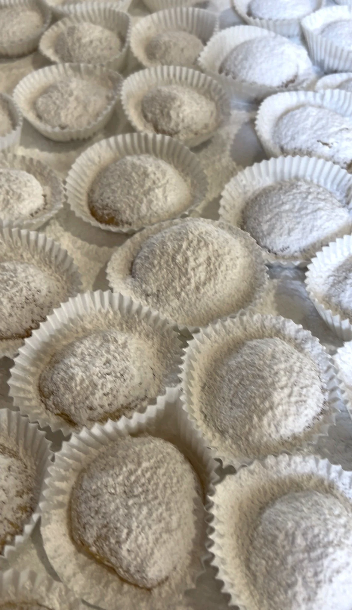 Kourambiedes - Fresh - (Powdered-Sugar Covered Butter Cookies)