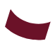 A dark red and black abstract design with curved shapes.