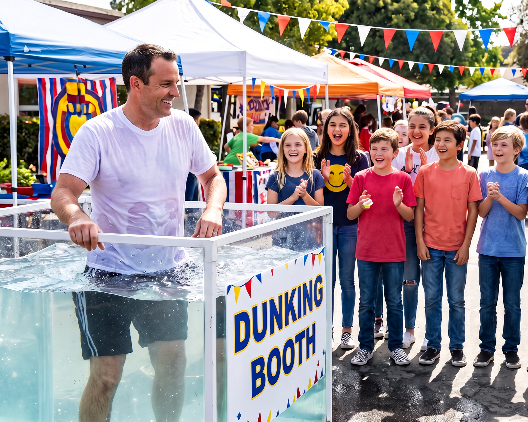 Narraweena Public School Fete 75 Dunk