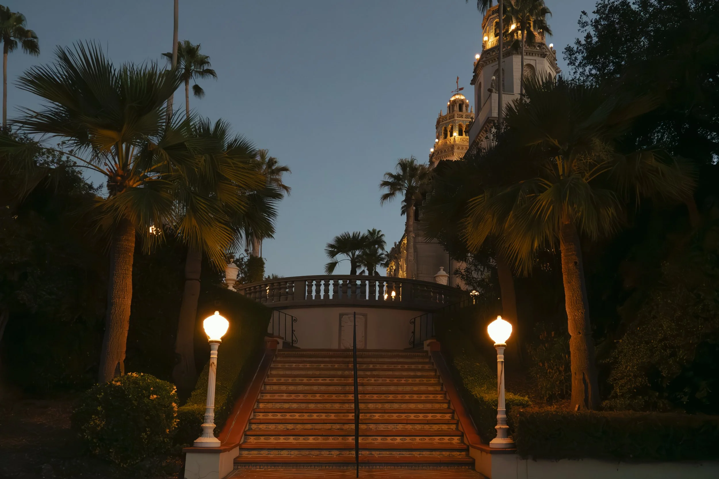 Hearst Castle - Exterior Stairs - Morning-1.jpeg