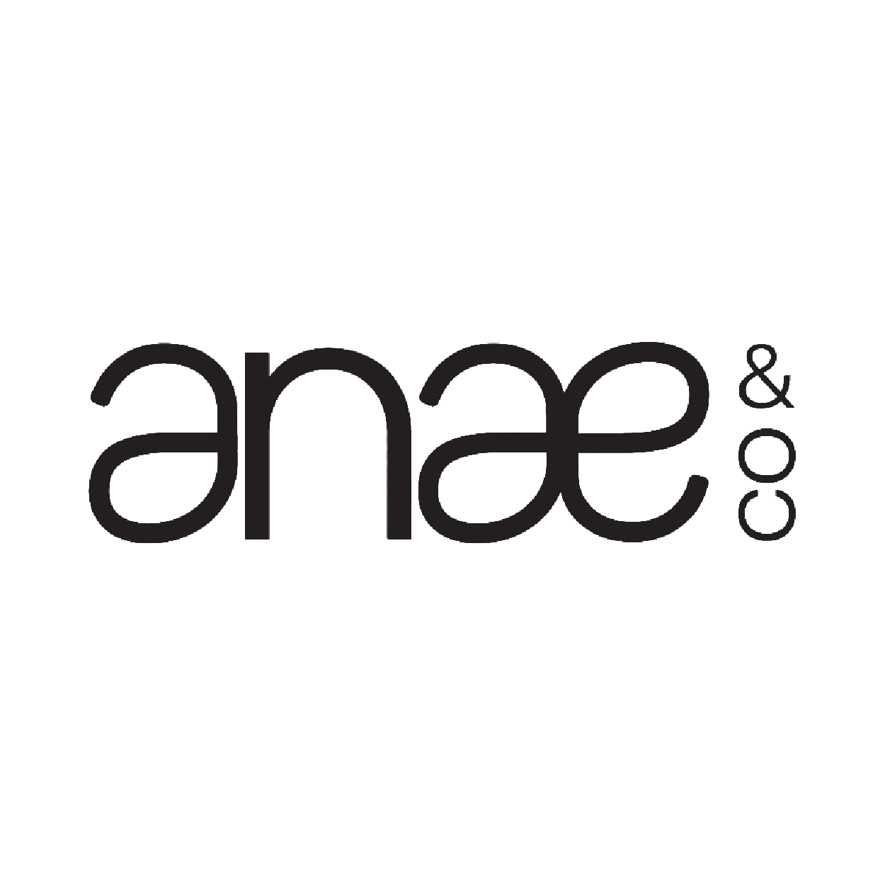 Logo de la marque 'aLife & co' en noir avec texte stylisé.