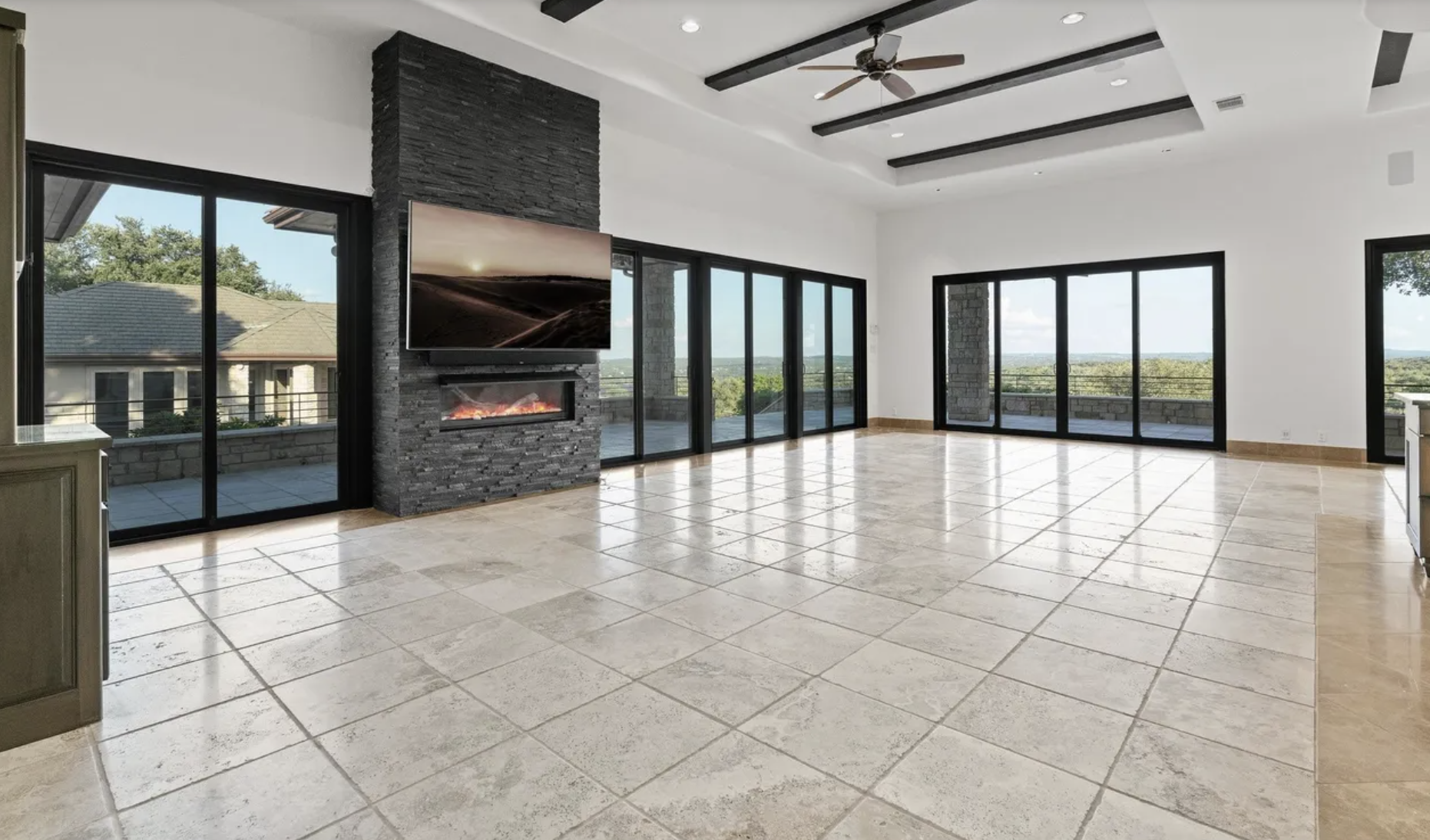 Lux360 Clean Move In Move Out Cleaning Service demonstrating our ability to care for marble floors and make windows sparking clean