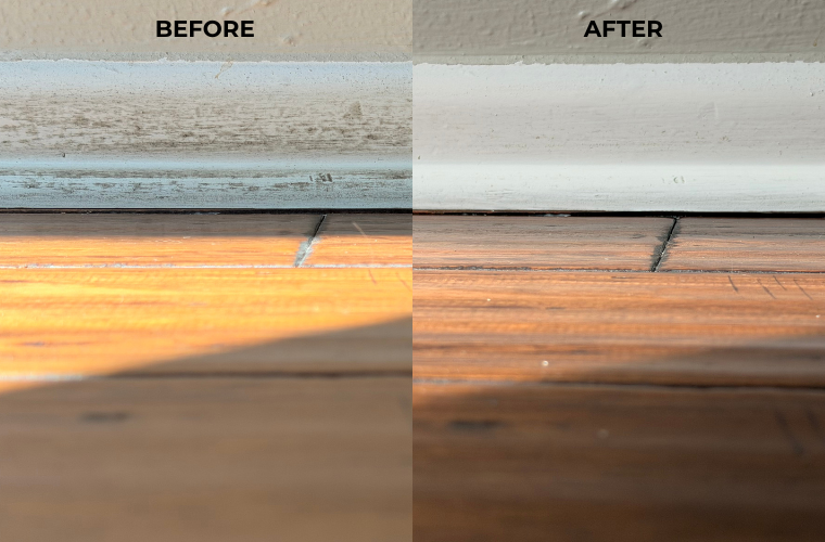 Lux360 Clean's Signature Health Reset with Baseboard Detailing - Before & After