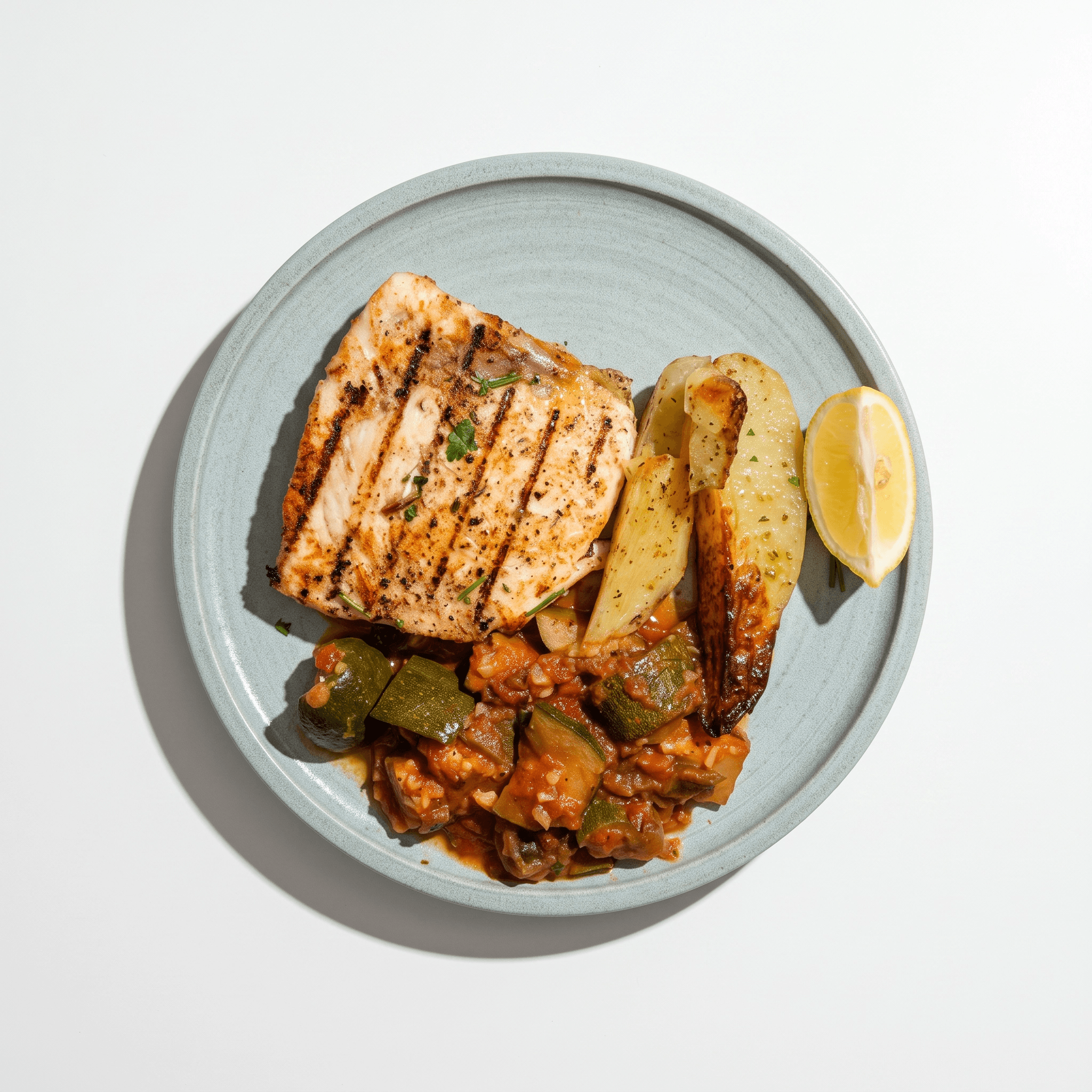 Grilled swordfish 