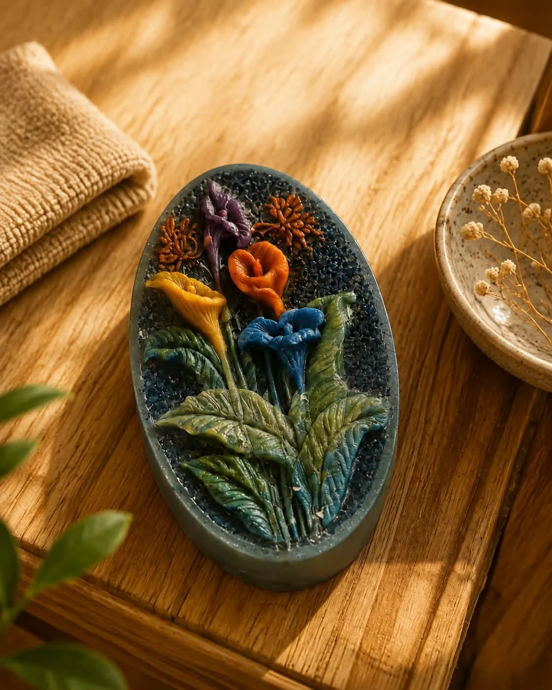 Midnight Wildflower Garden Artisan Soap