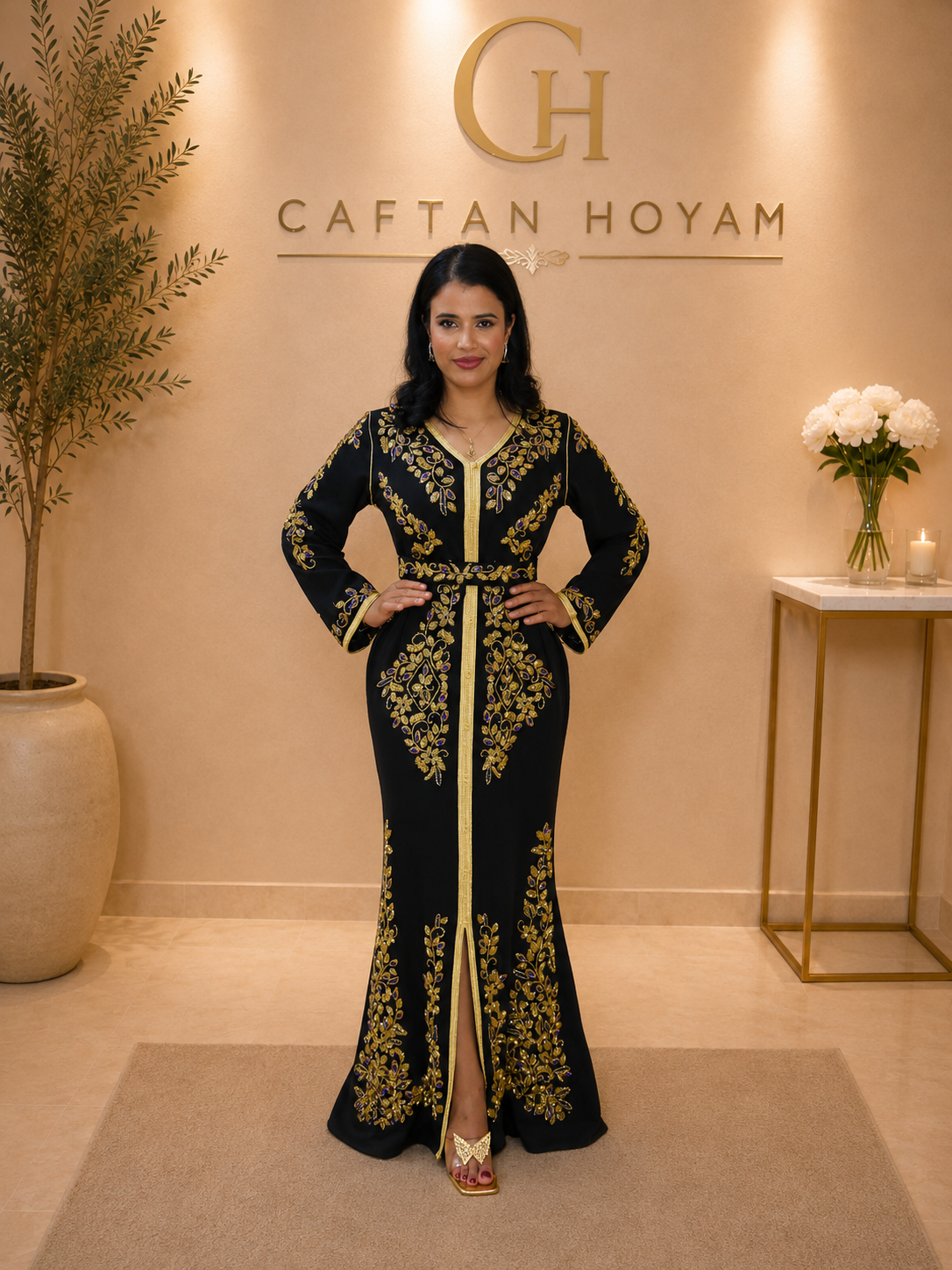 Noir Royal Caftan