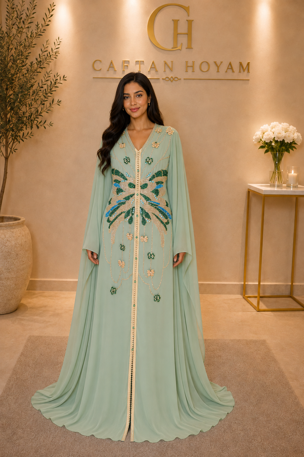 Sage Blossom Caftan