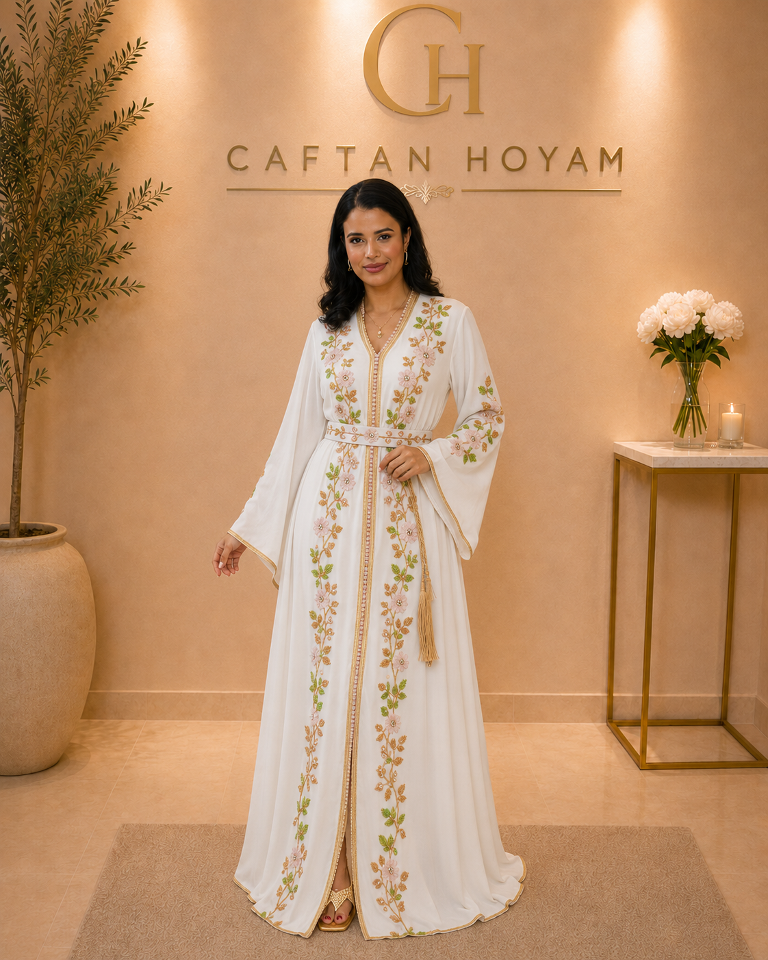 Ivory Garden Caftan