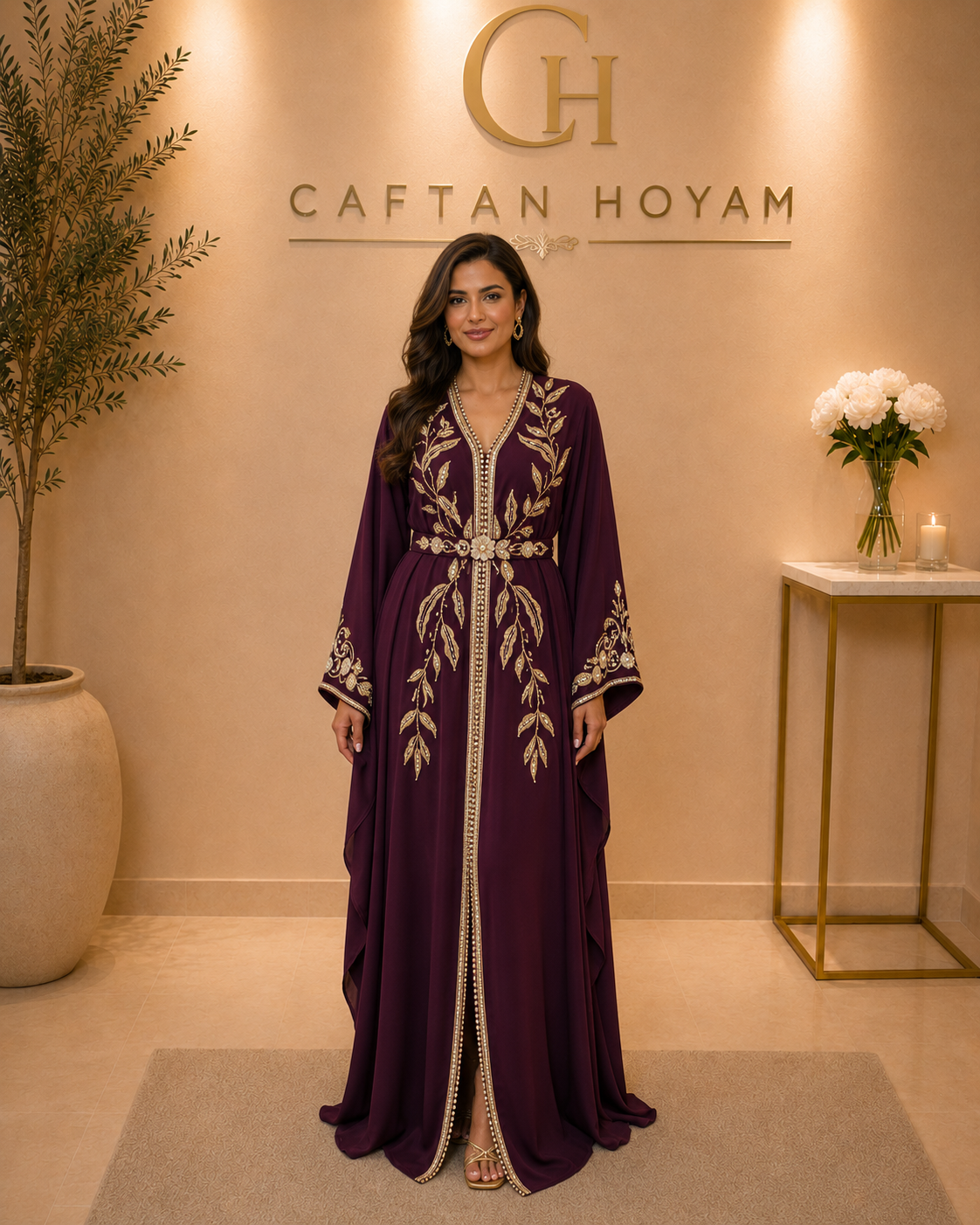 Plum Royale Caftan