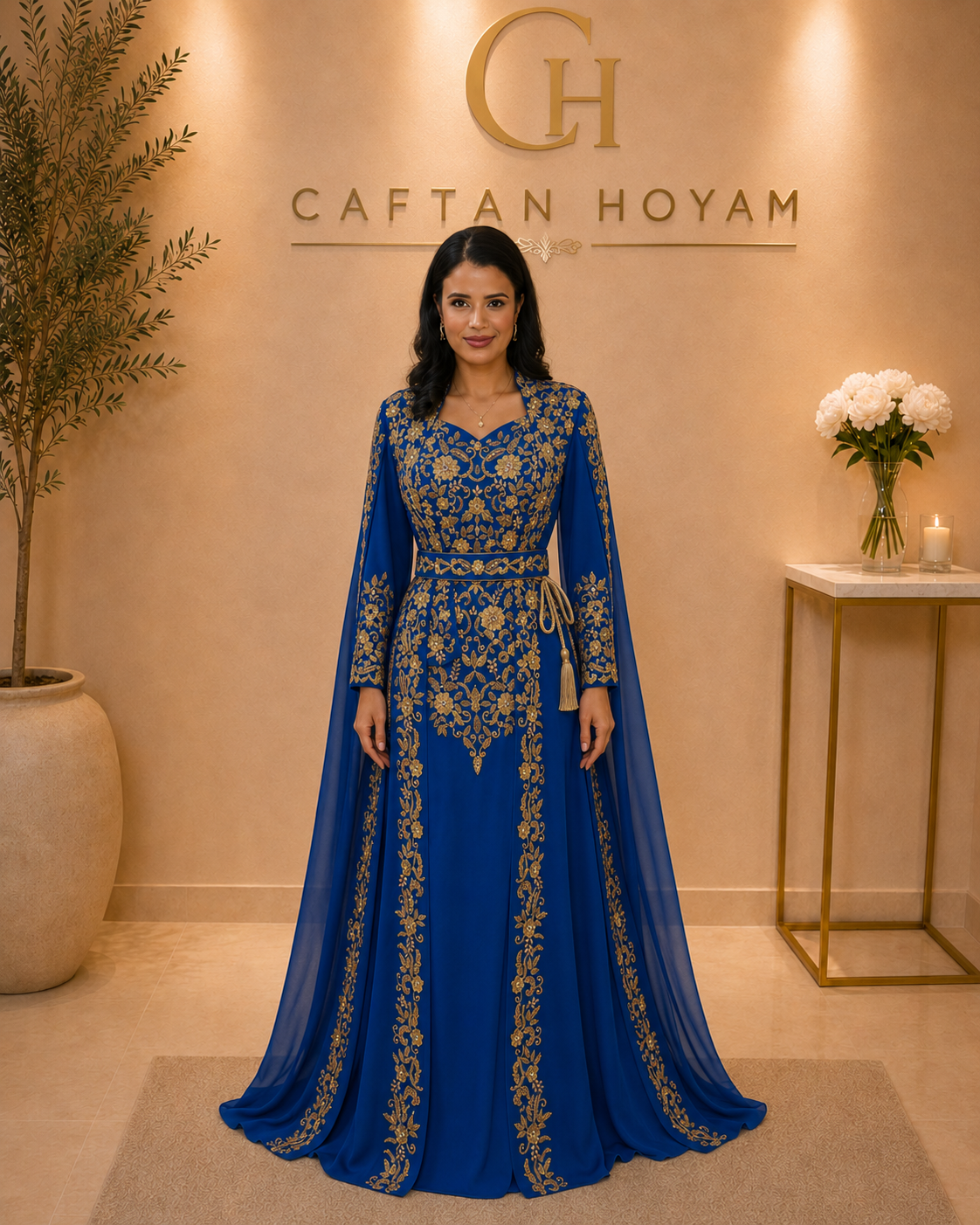 Royal Sapphire Caftan
