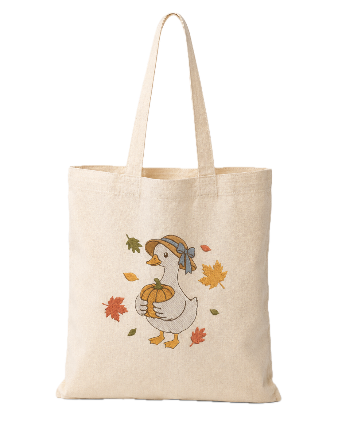 Charming Duck Canvas Tote Bag