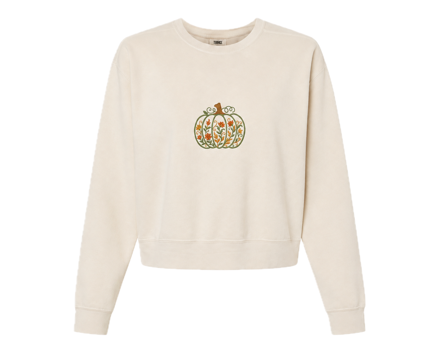 Women's Pumpkin Graphic Crew Neck Pullover