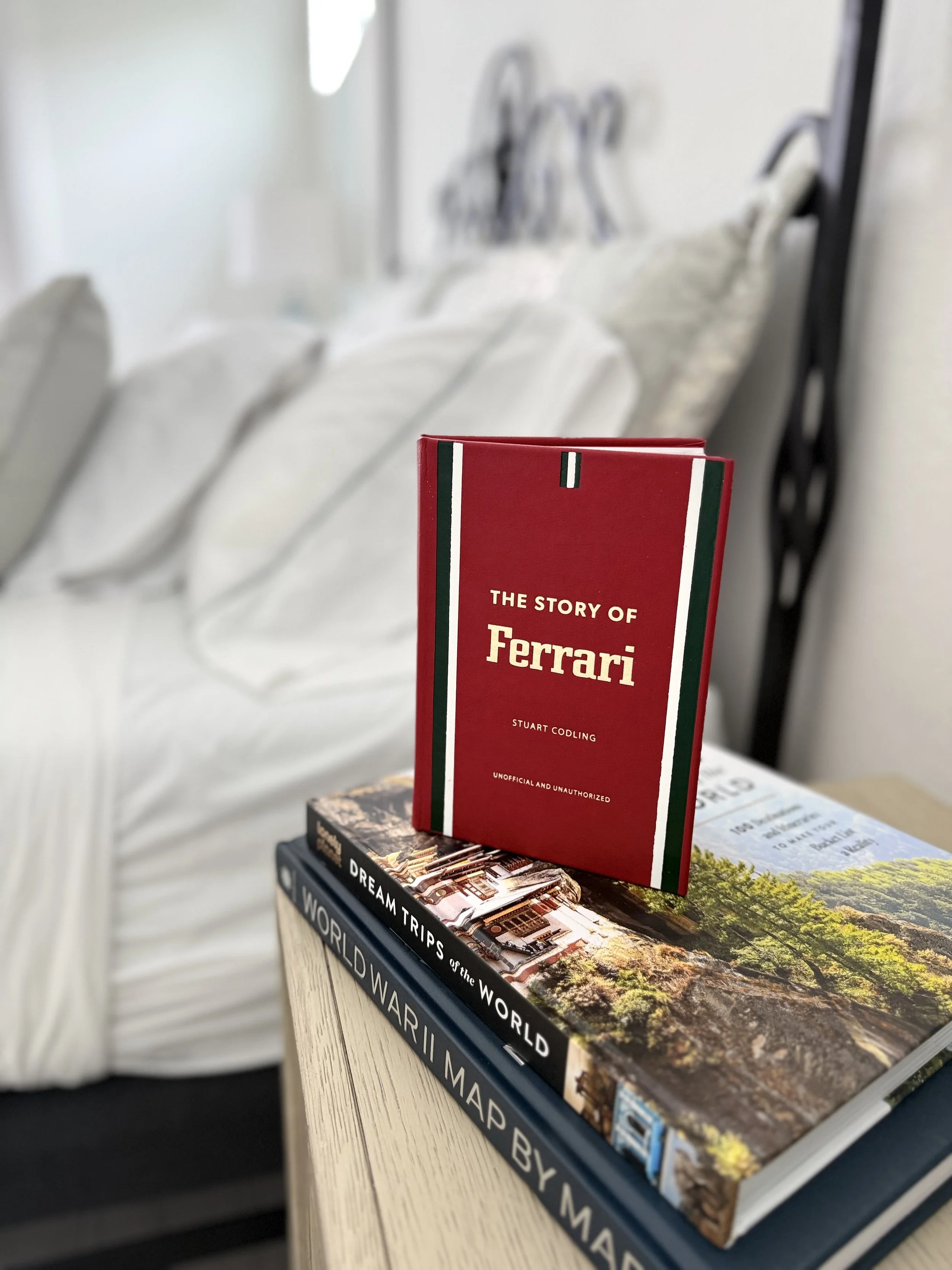 The Story of Ferrari Leather-Bound Book