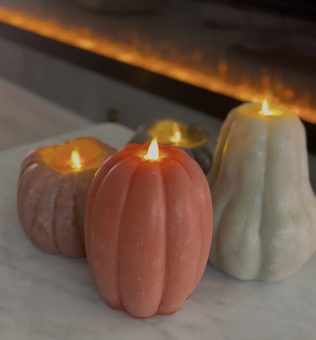 Pottery Barn Flameless Pumpkin Candle