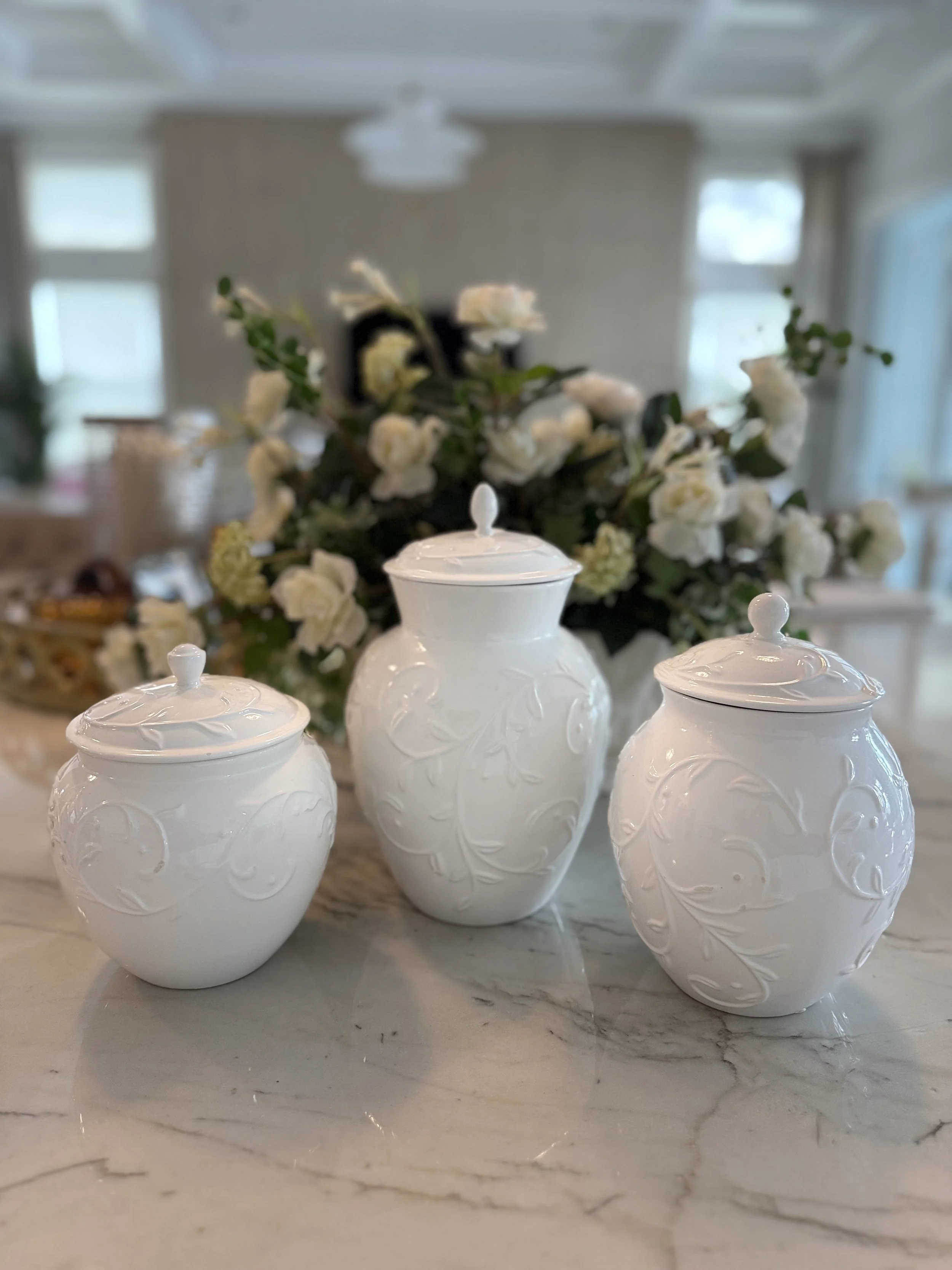 Lenox Opal Innocence Canisters