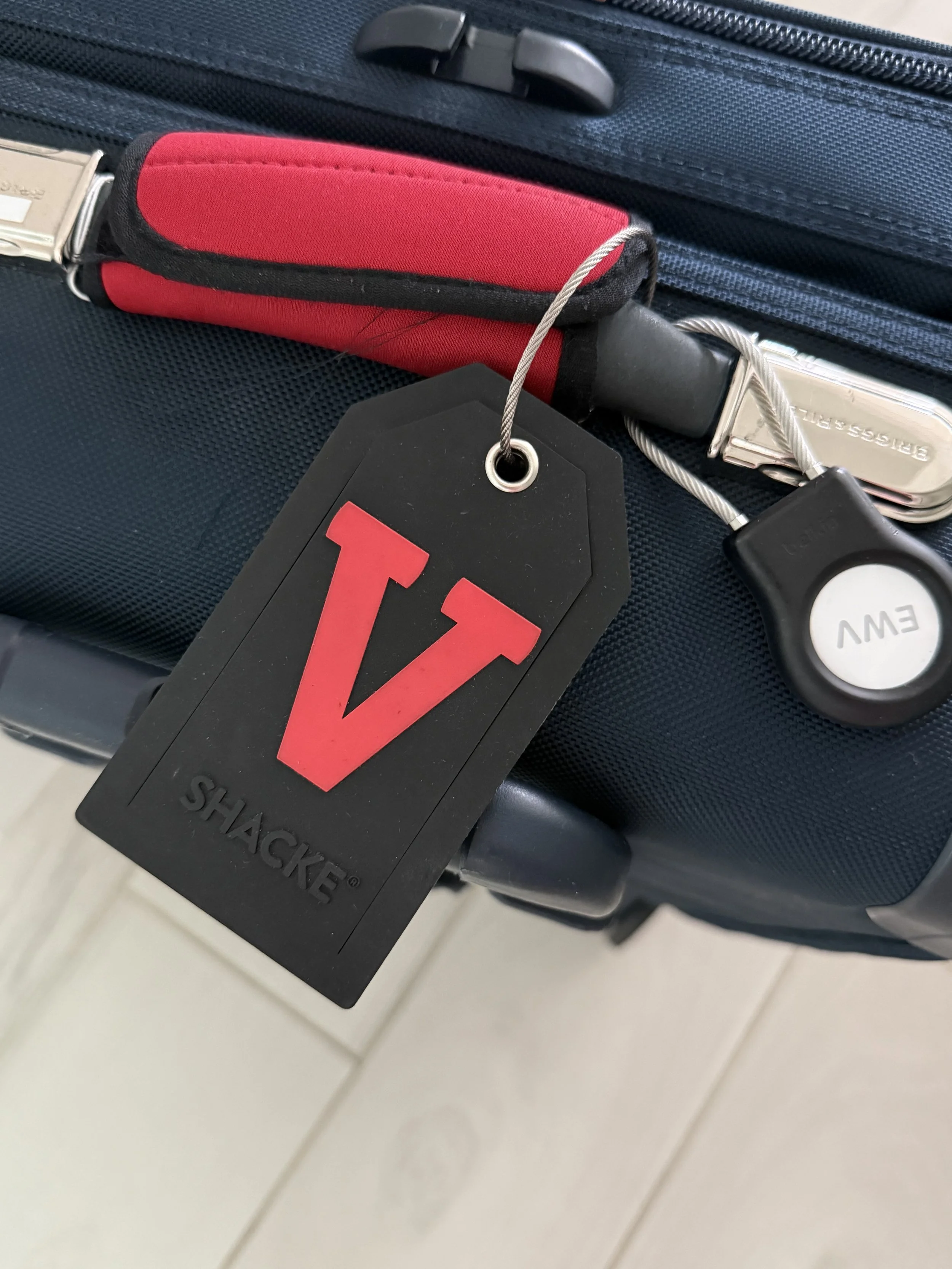 SHACKE Personalized Initial Luggage Tag