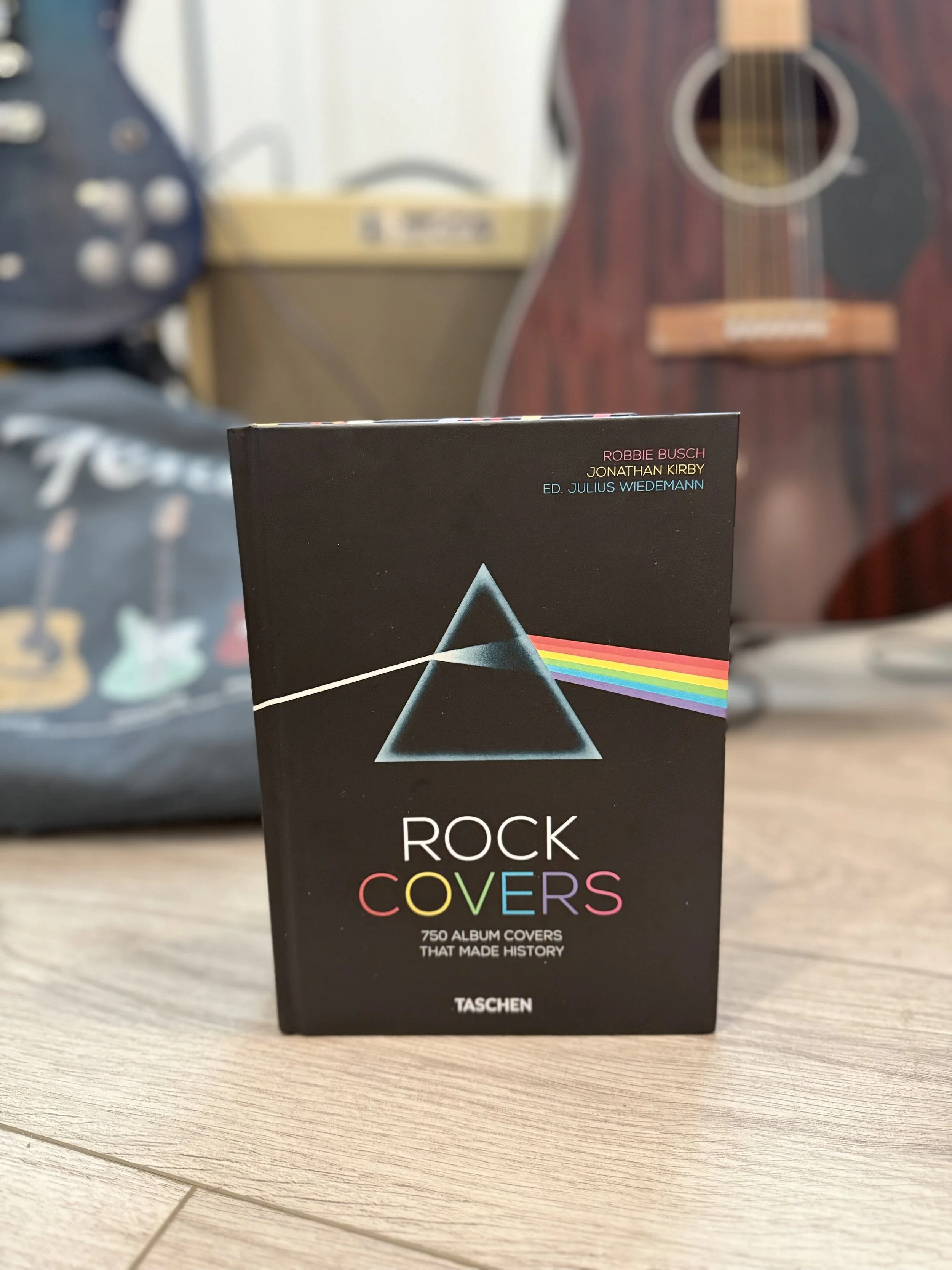 Rock Covers Coffee Table Book