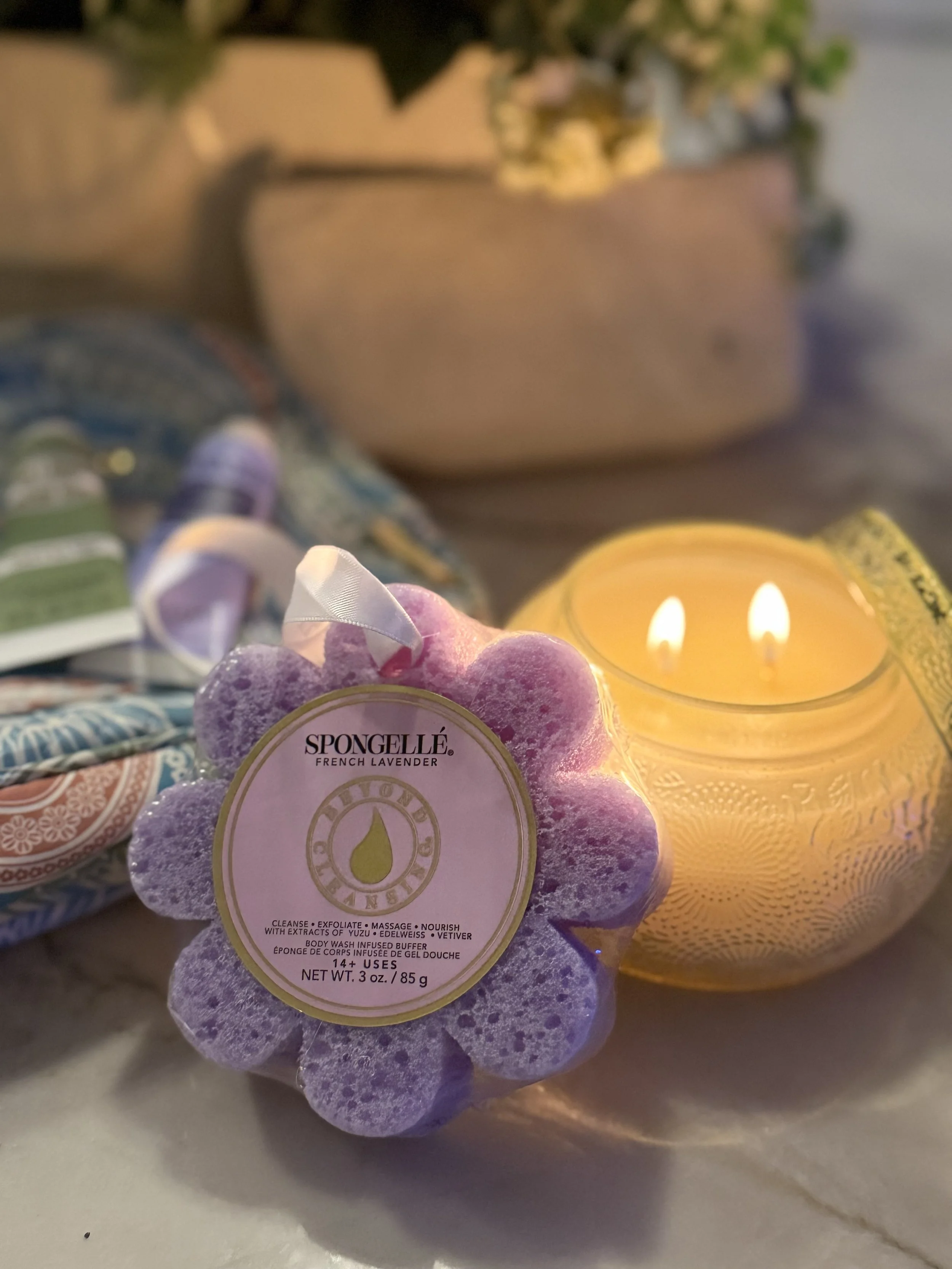 Spongellé French Lavender Wild Flower Bath Sponge
