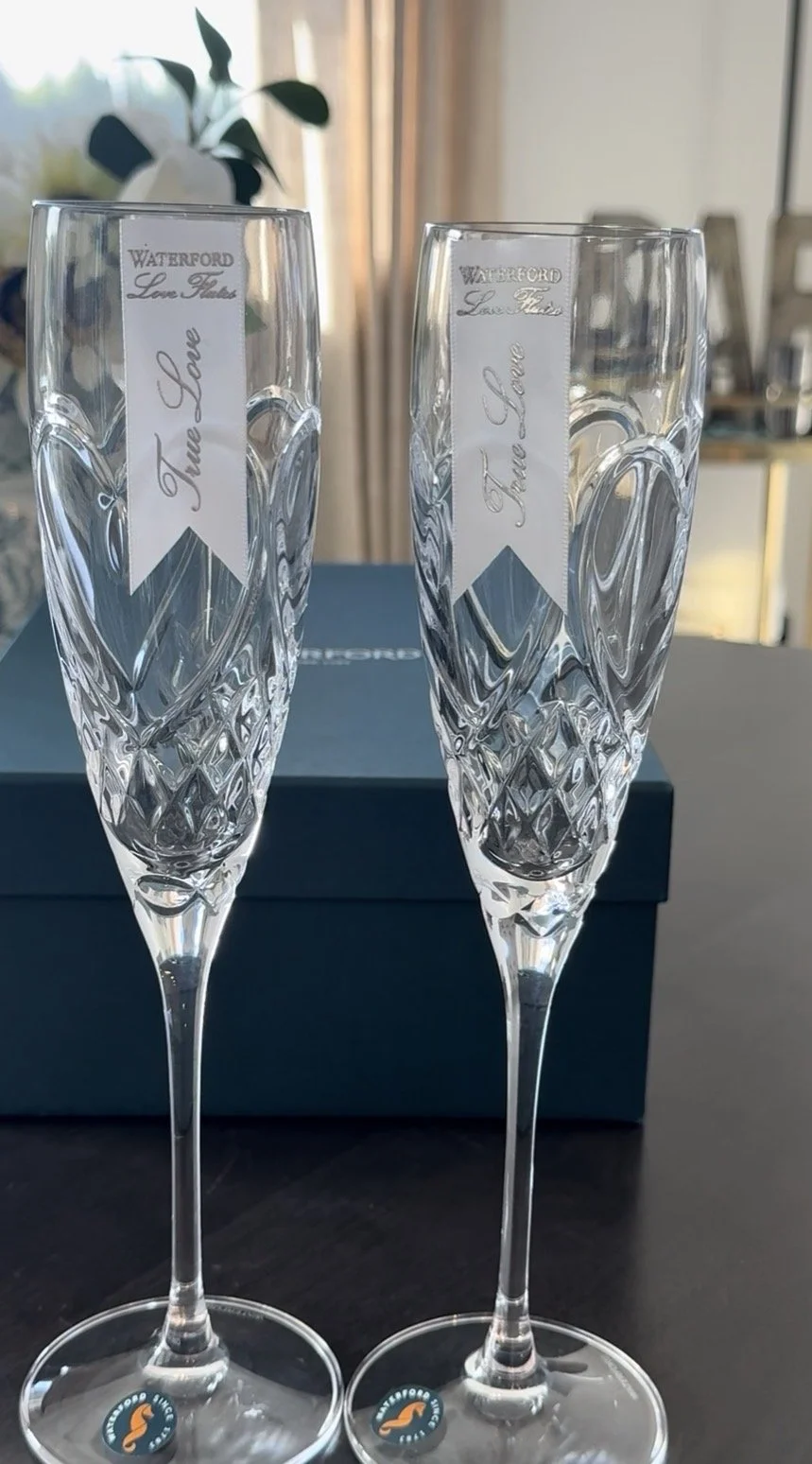 Waterford Love Champagne Flutes