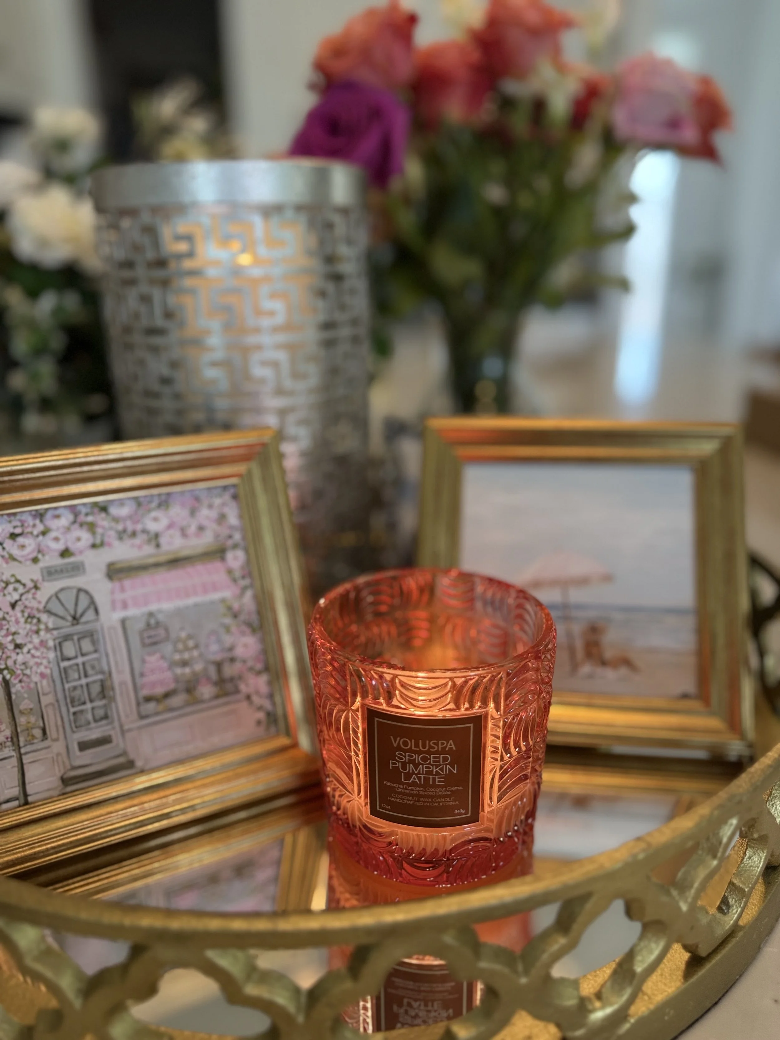 Voluspa Spiced Pumpkin Latte Large Jar Candle