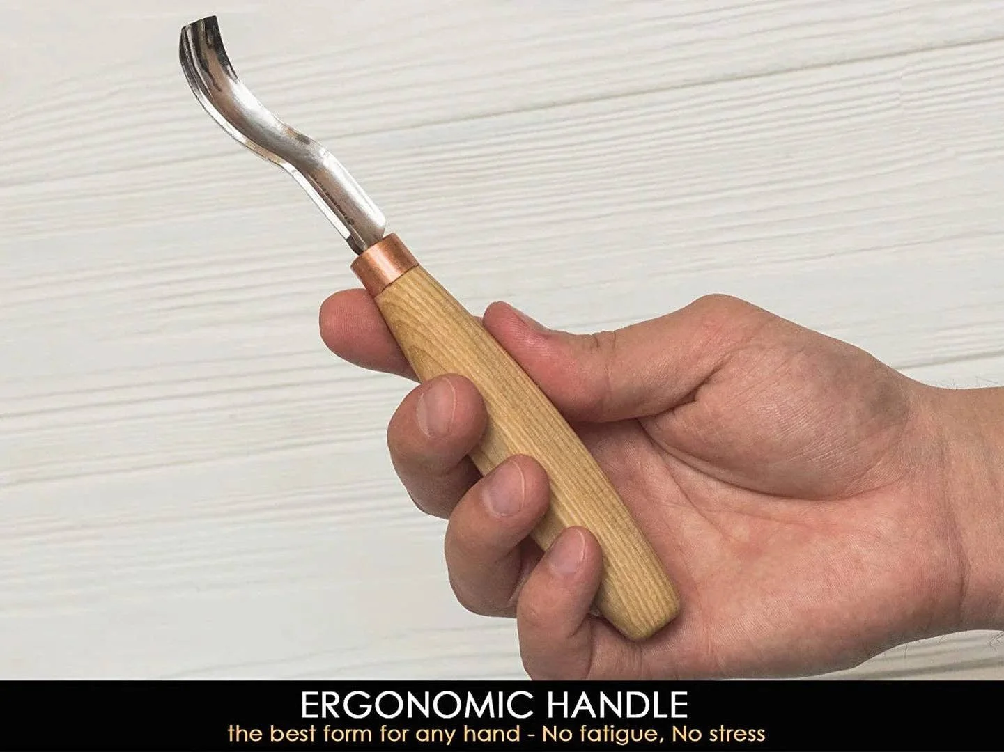 K8a/14 - Compact Short Bent Gouge. Sweep №8