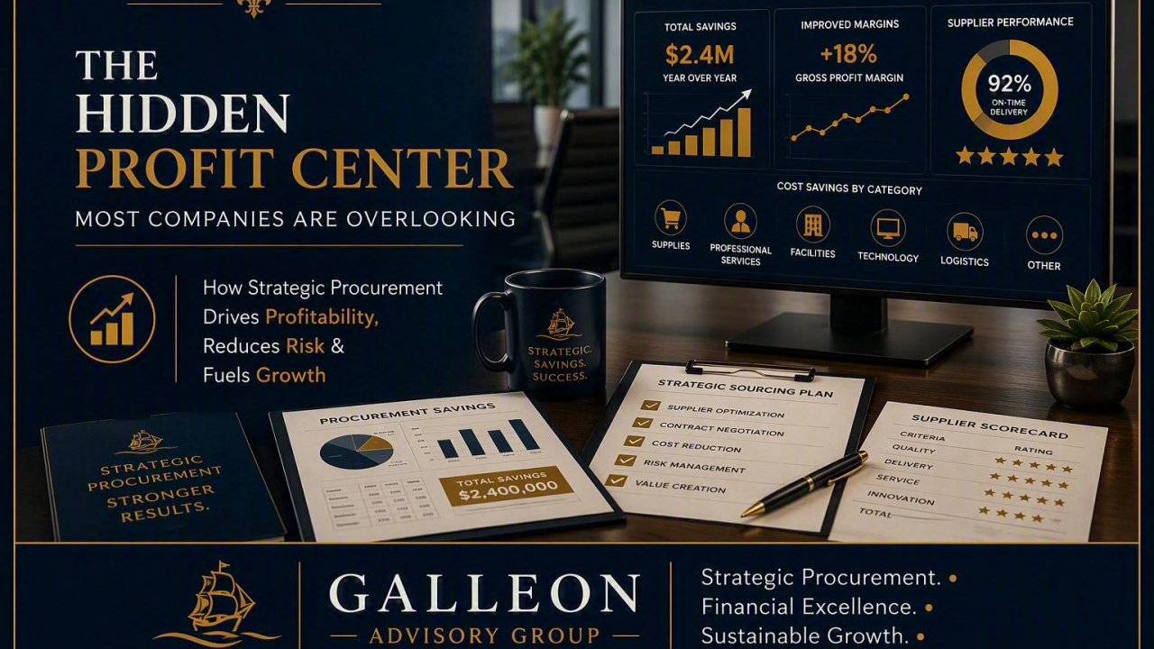 The Hidden Profit Center Most Companies  Are Overlooking: Procurement