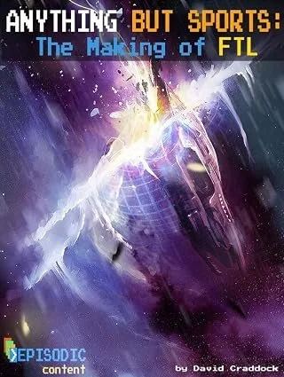 A futuristic and abstract digital illustration with a spaceship and a cosmic background, featuring bright light effects and vibrant colors, related to FTL (Faster Than Light) space travel.