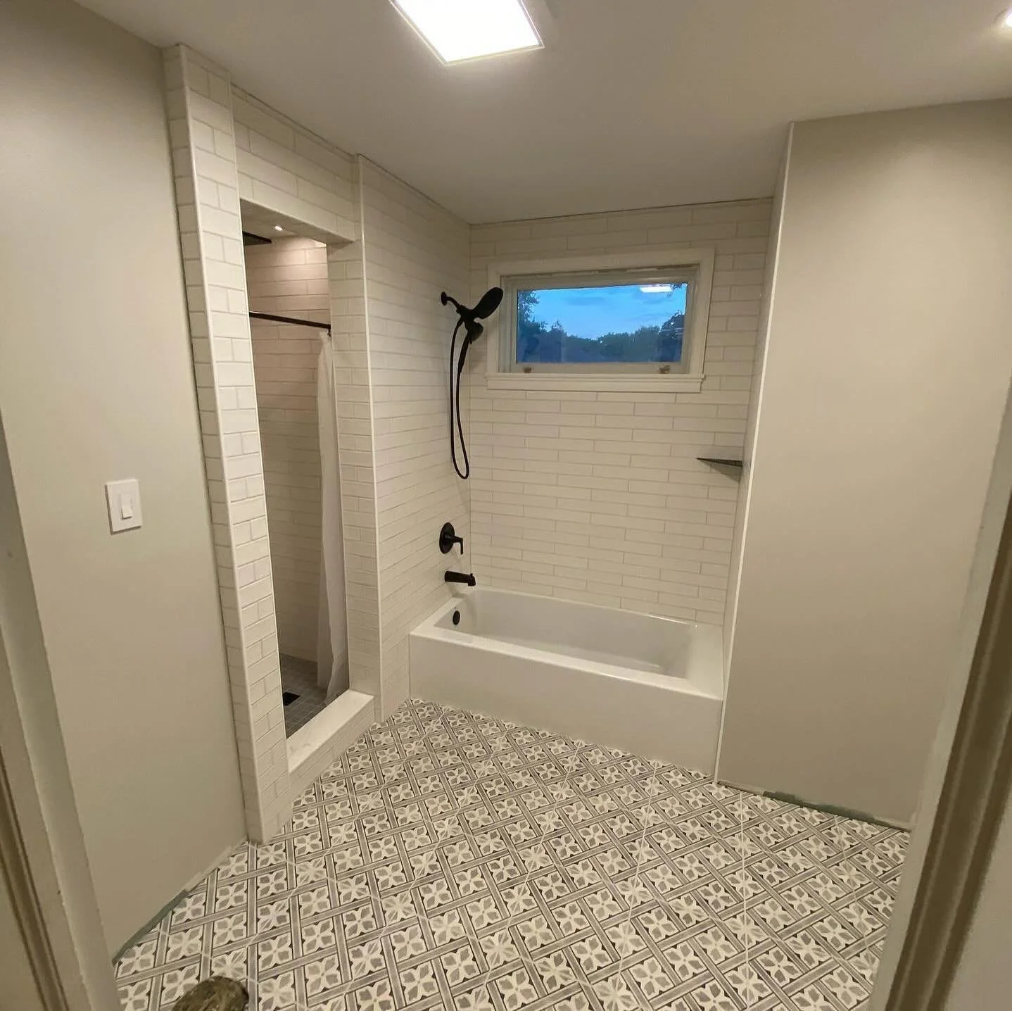 Full Bath Gut &amp; Reno #bathroomdesign #bathroomremodel #tiling