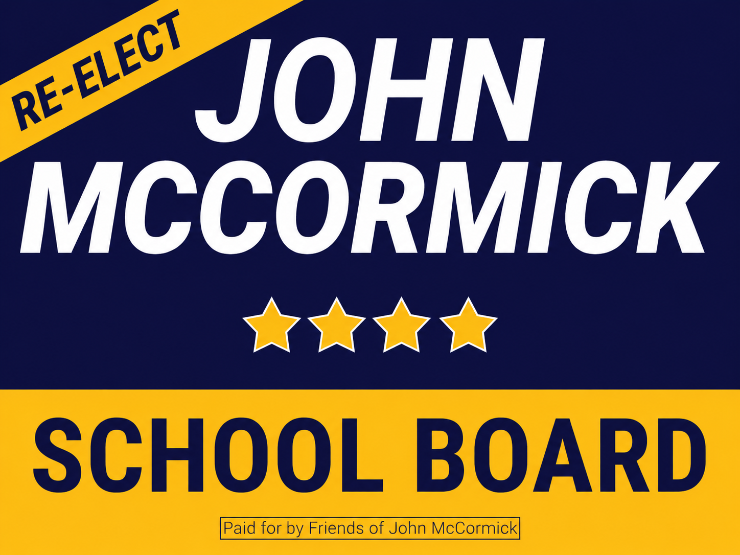 Vote John McCormick for Chesapeake School Board