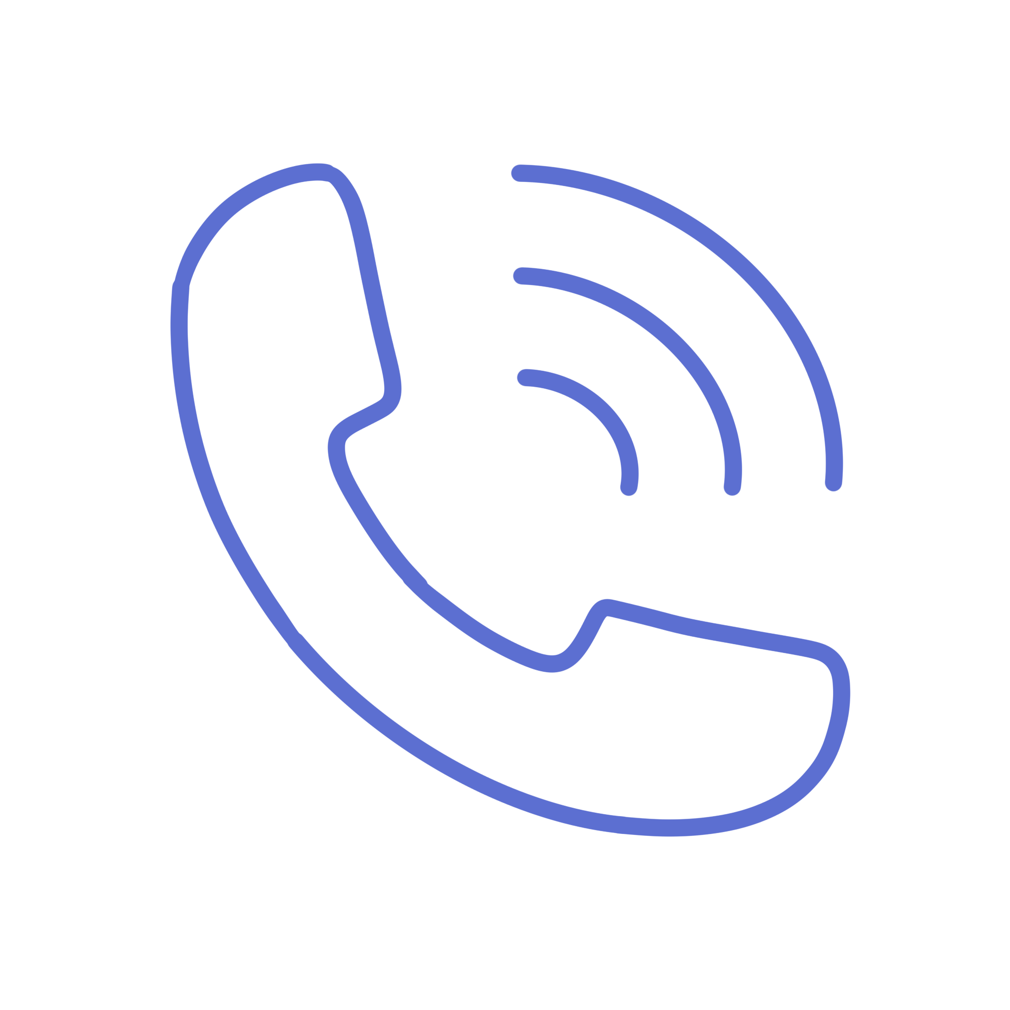 Outline illustration of a telephone ringing.