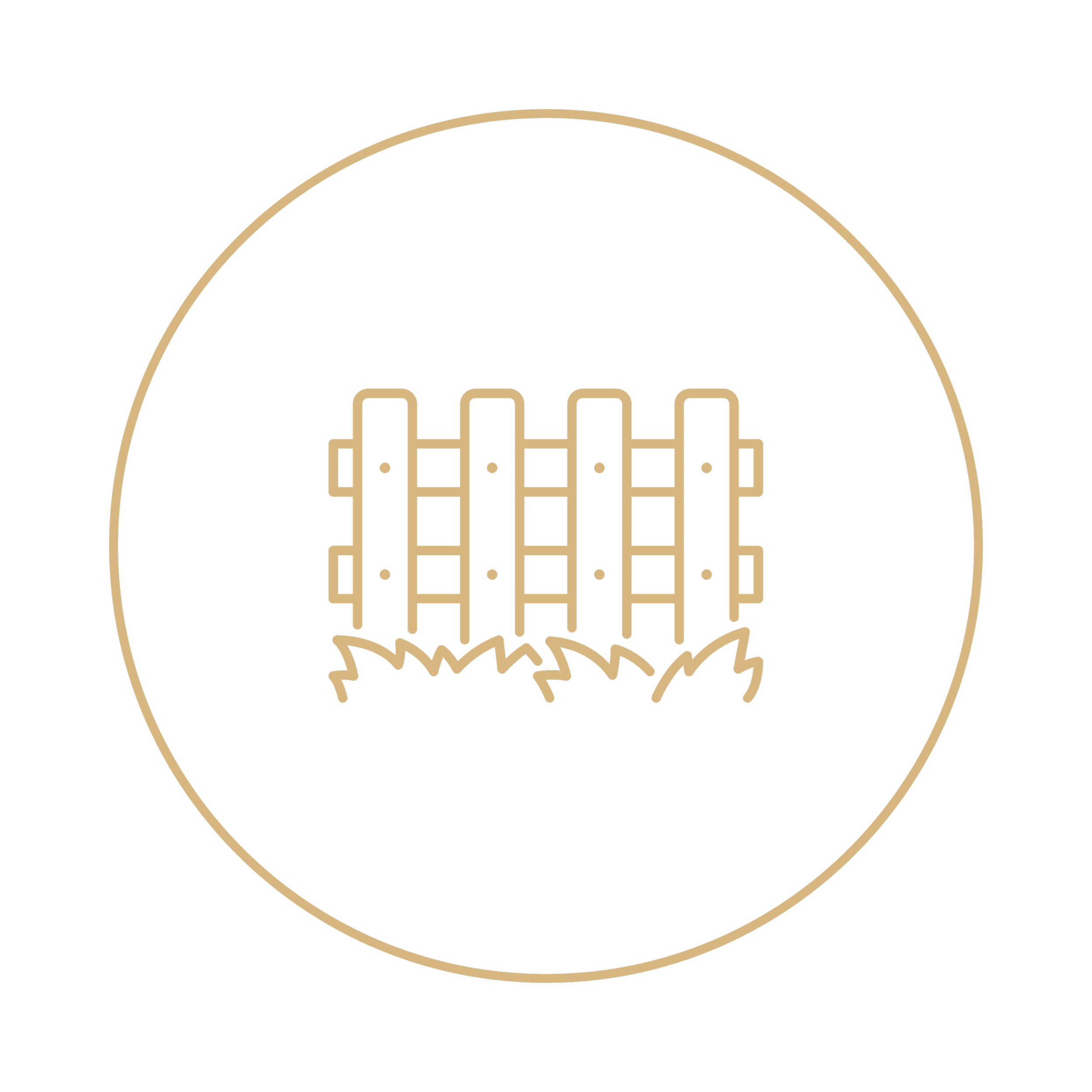 Gold outline of a skull with stylized hair and decorative elements on a black background.